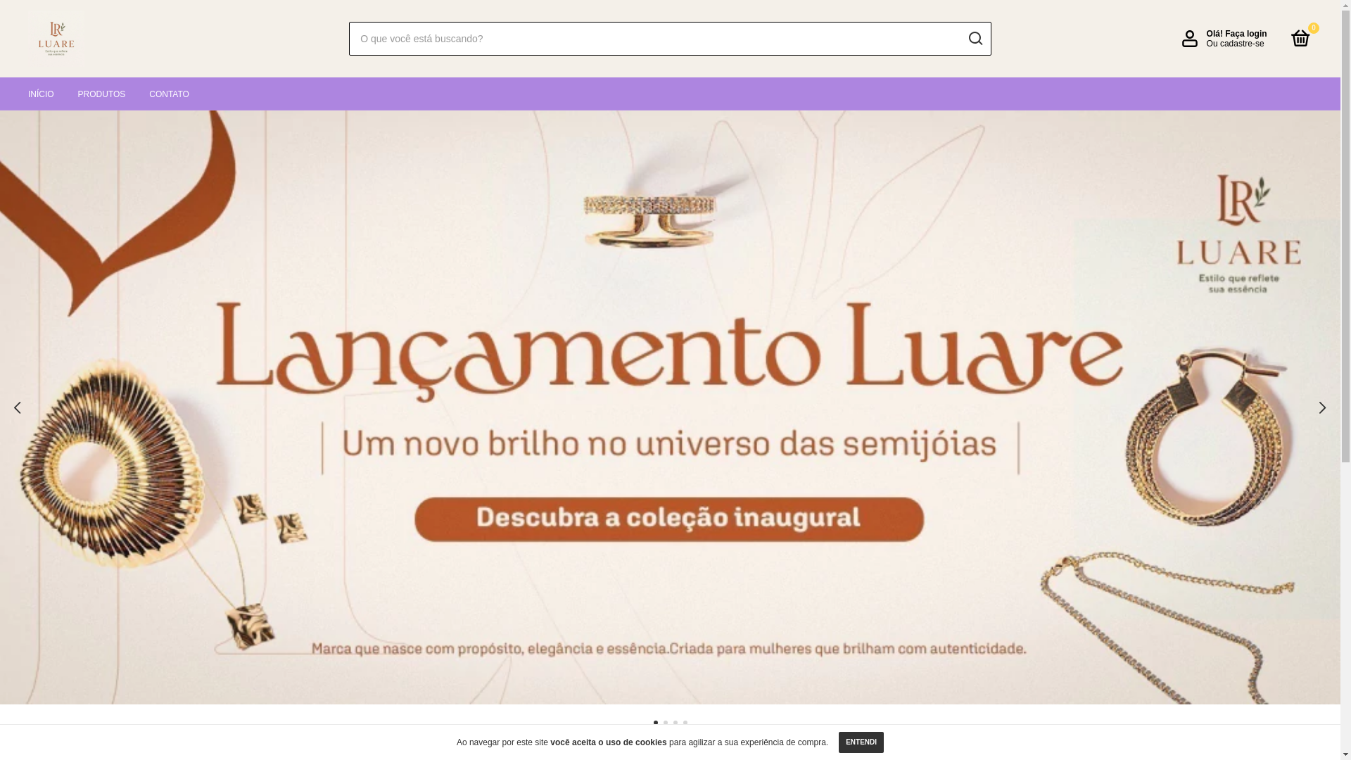 website screenshot of https://luaresemijoias.com.br/