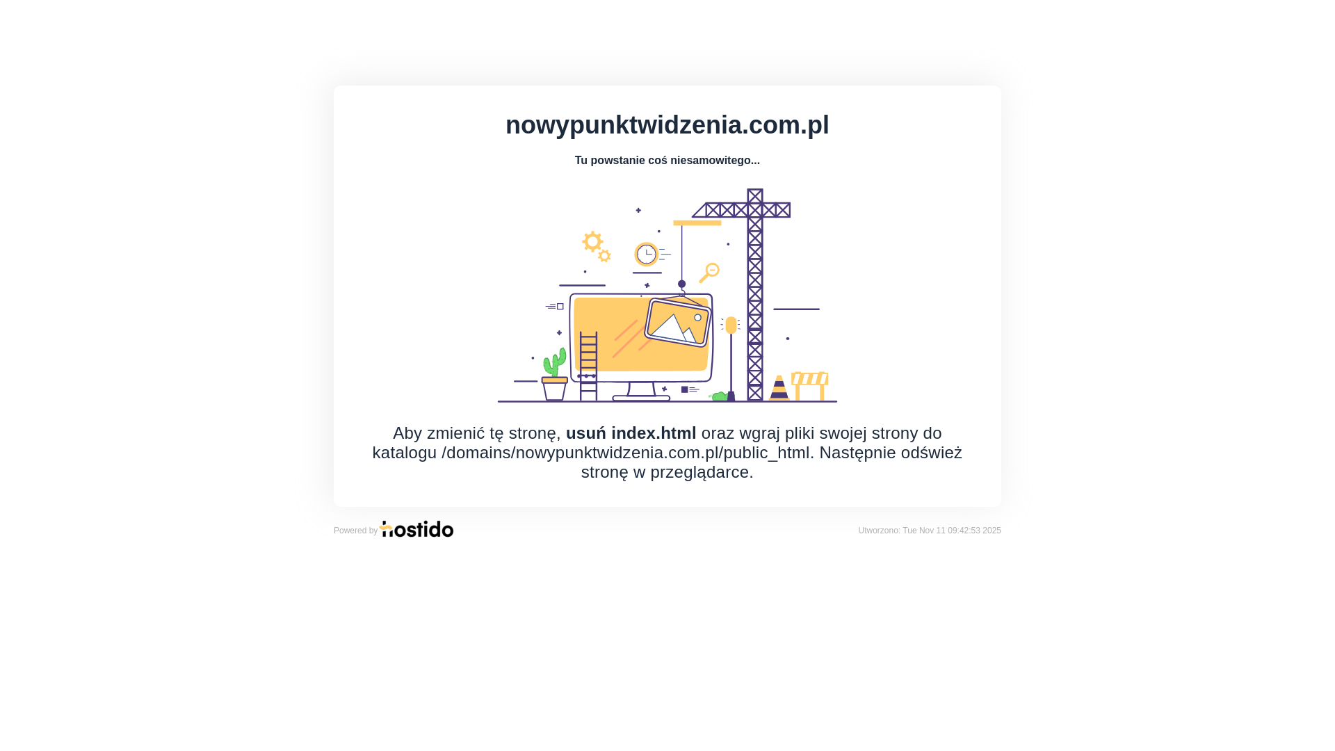 website screenshot of https://nowypunktwidzenia.com.pl/