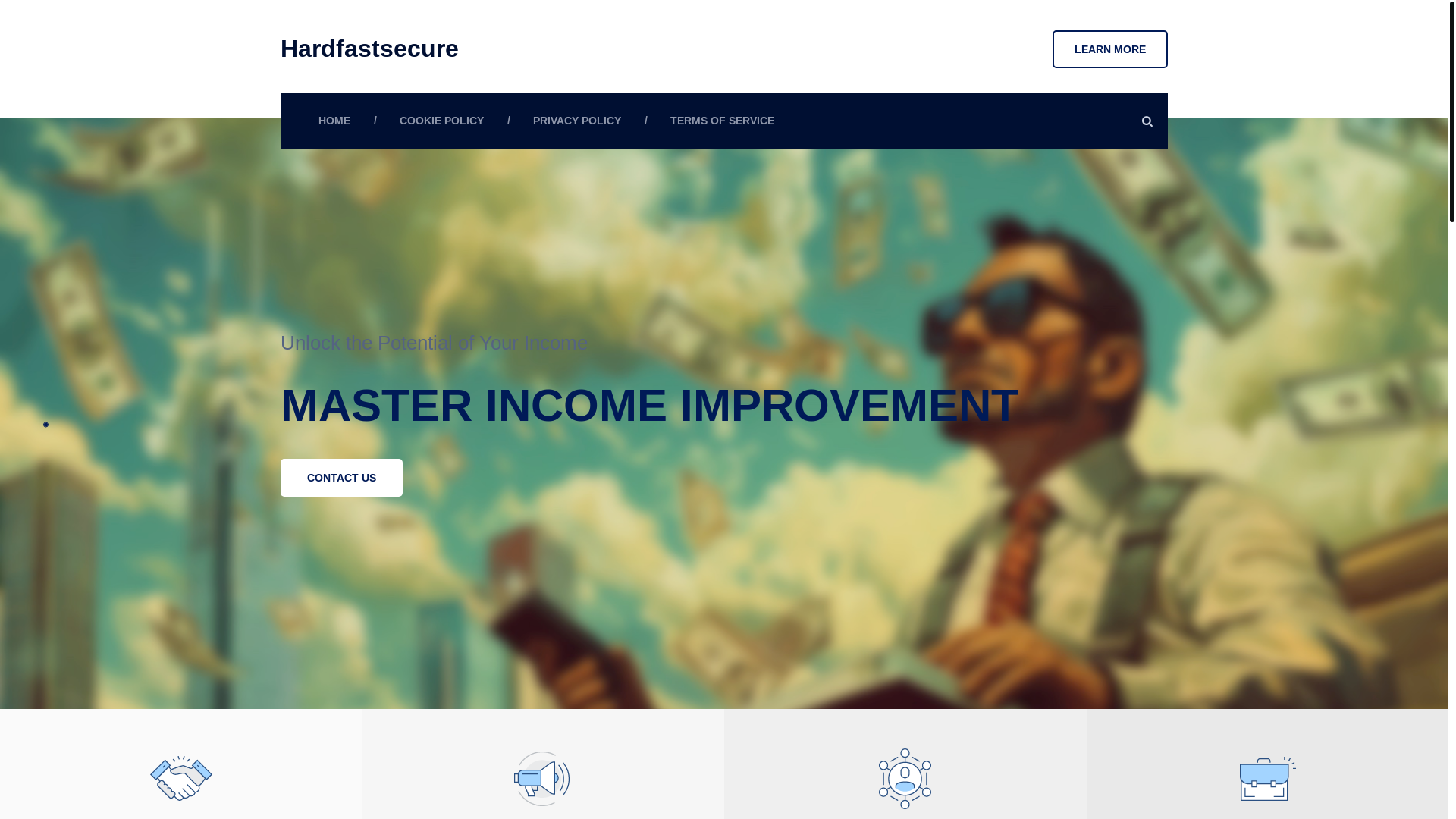website screenshot of https://hardfastsecure.com/