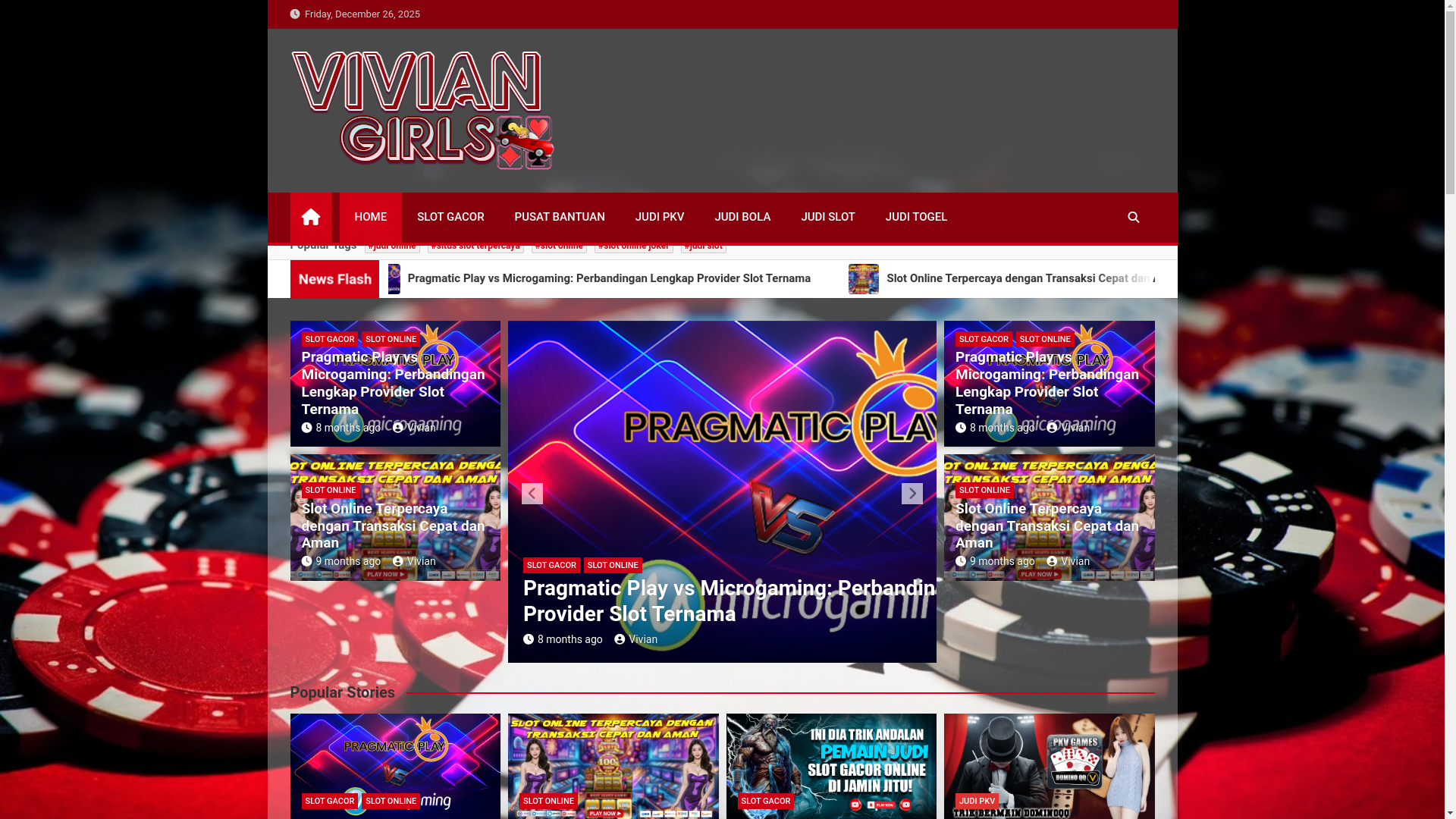 website screenshot of http://www.viviangirls.net/