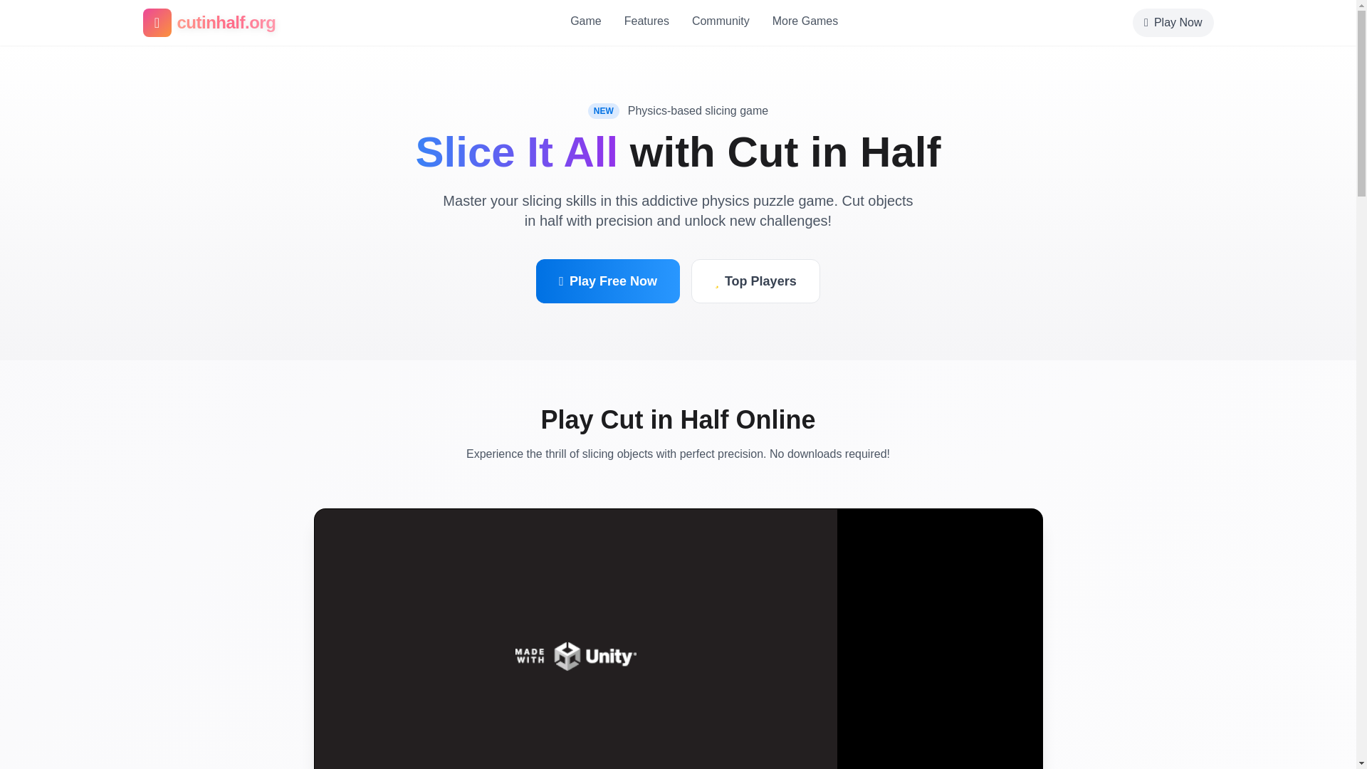 website screenshot of https://cutinhalf-org.pages.dev/