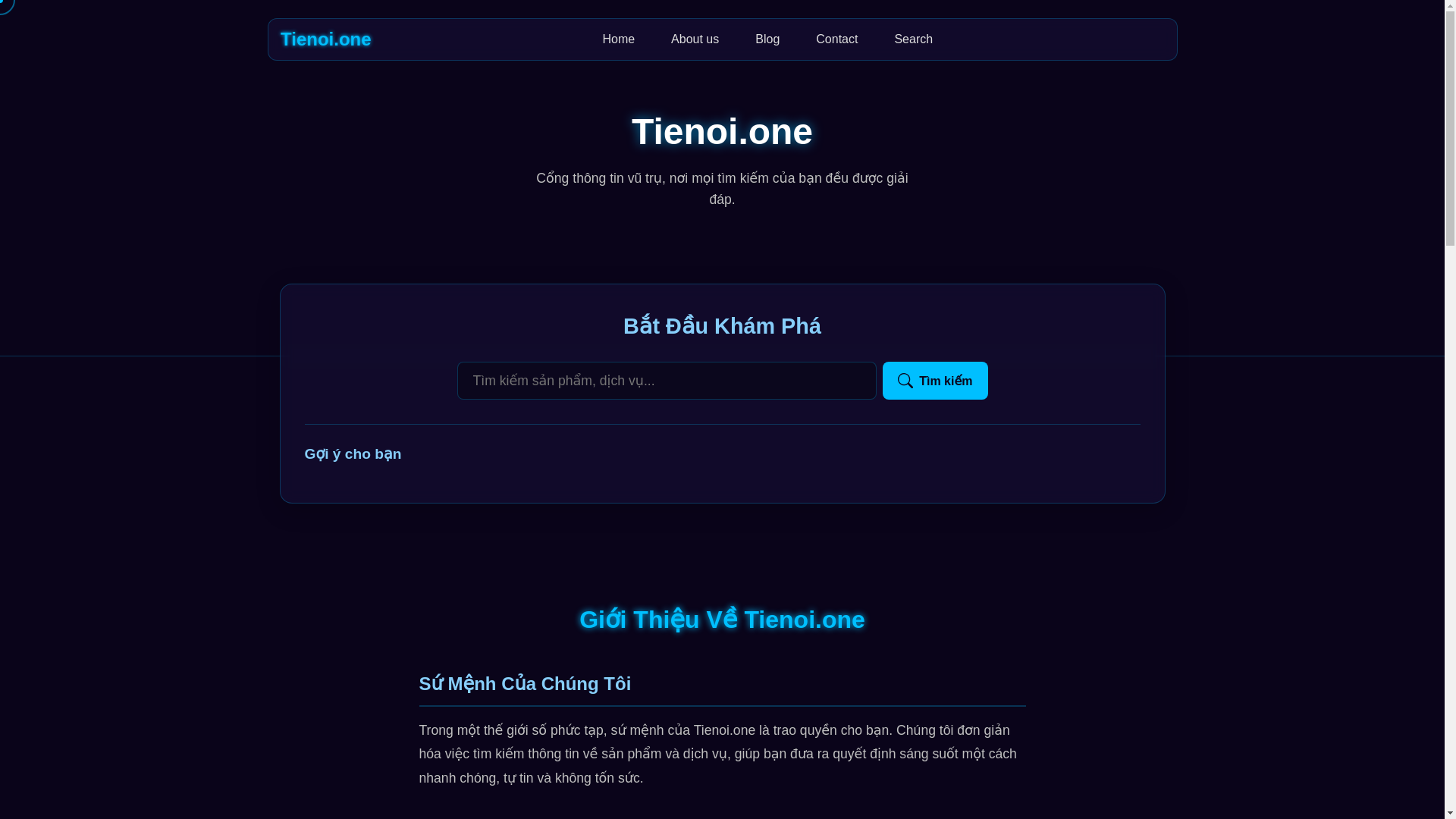 website screenshot of https://tienoivn-one.pages.dev/