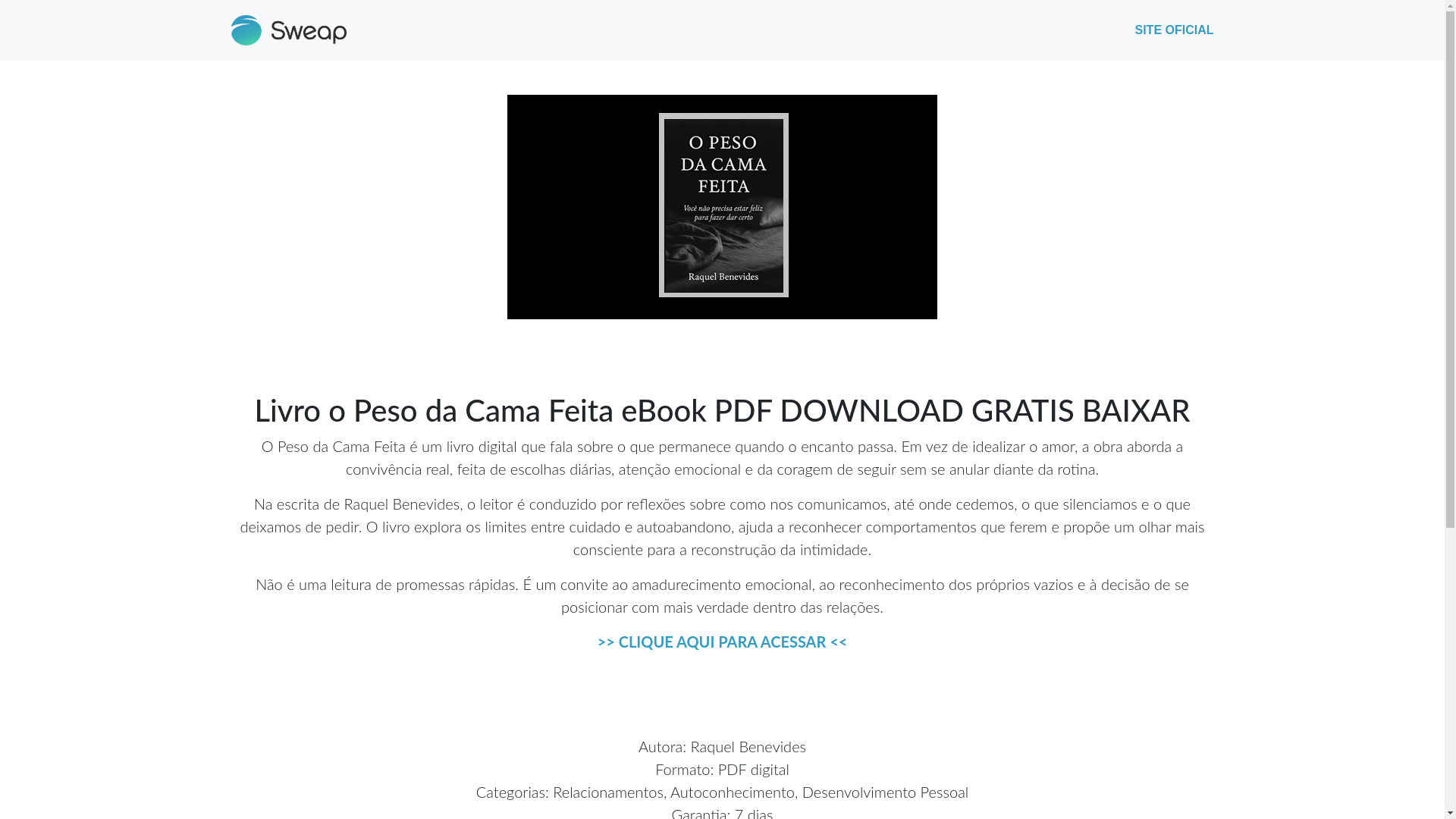 website screenshot of https://abre.bio/livro-o-peso-da-cama-feita-pdf-gratis