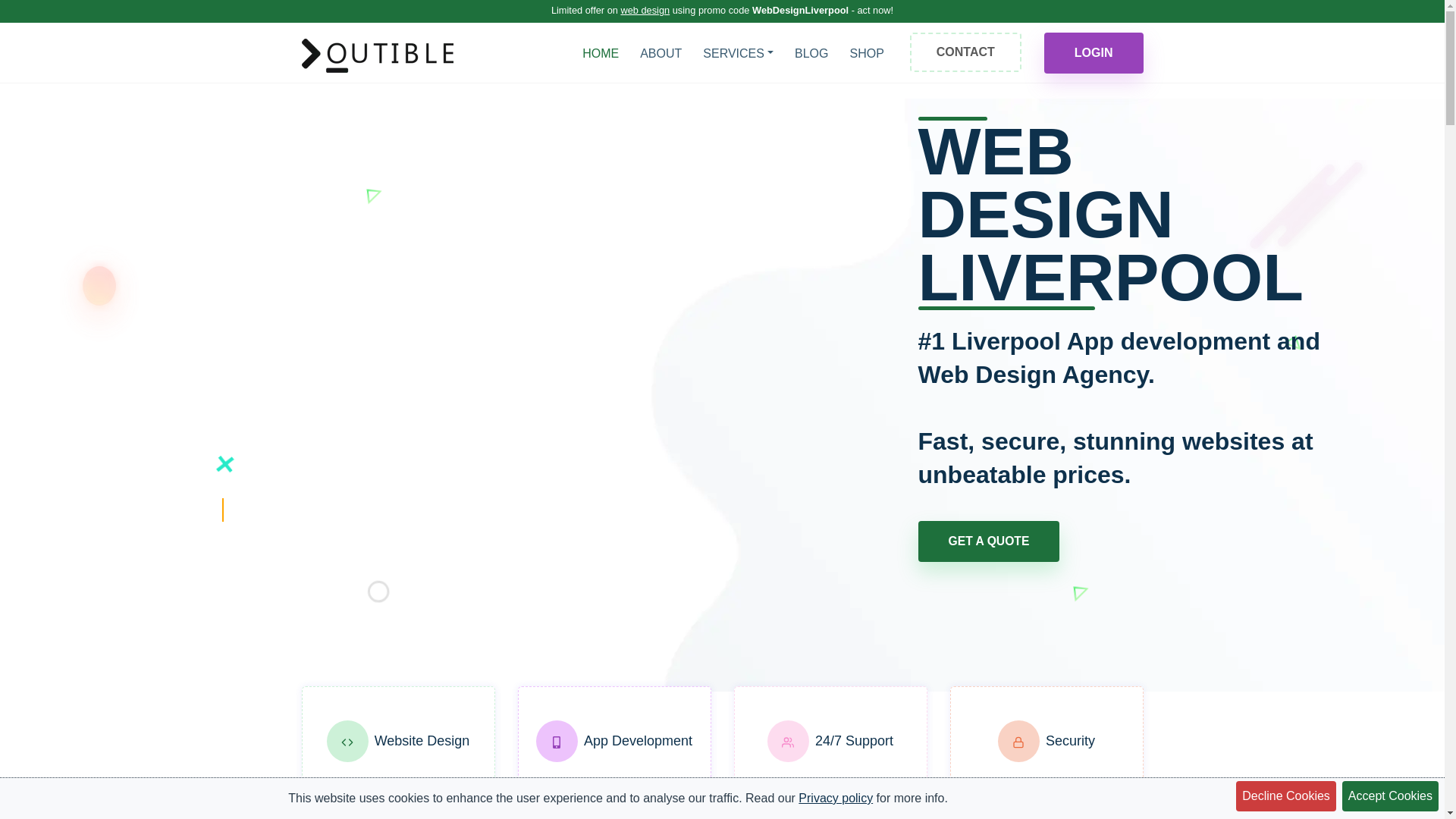 website screenshot of https://gibraltarwebstudio.com/