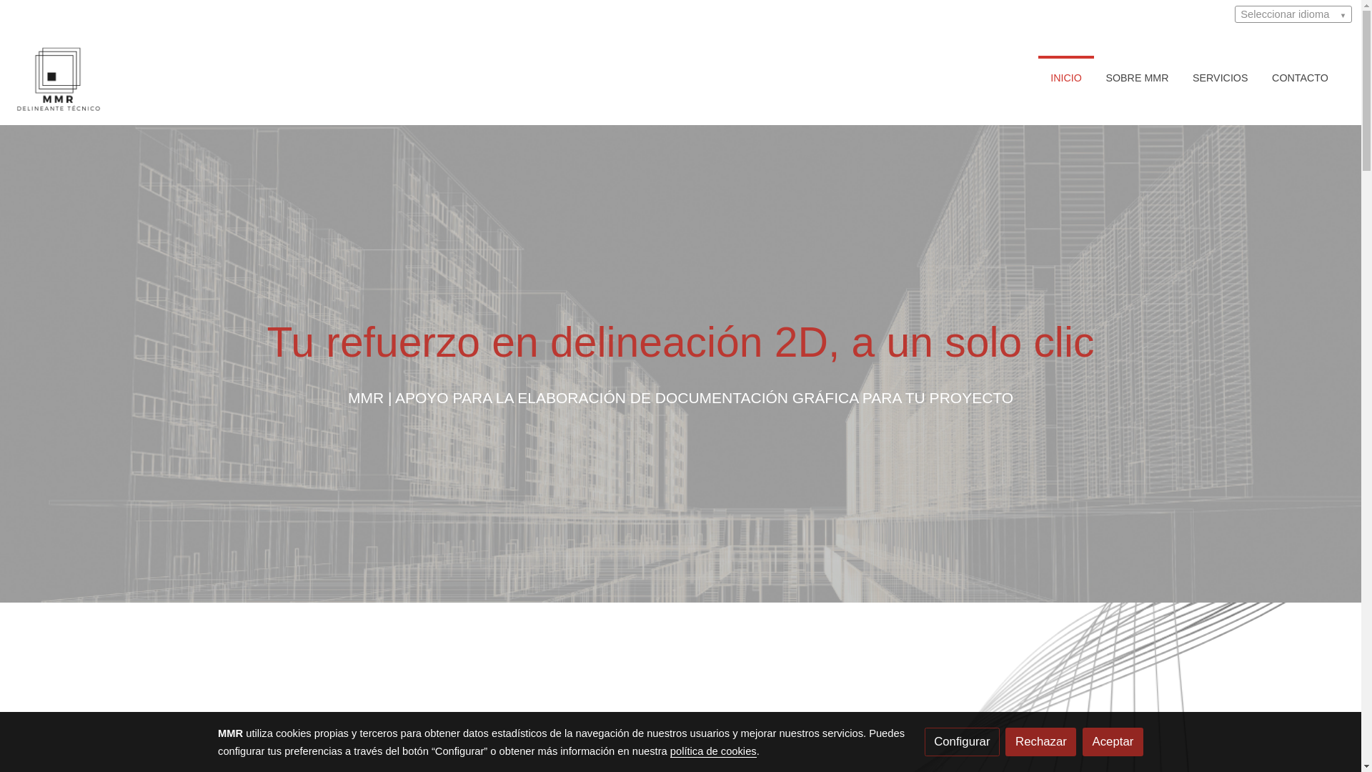 website screenshot of https://mmrdelineant.es/