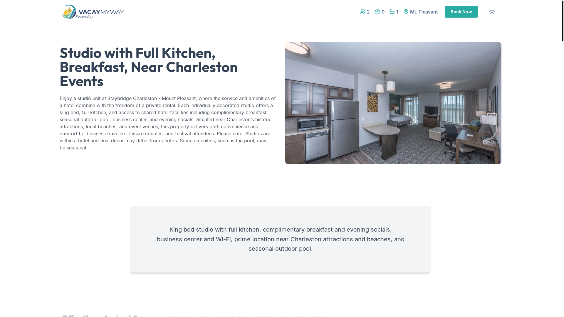 website screenshot of https://serenityharbor.vacations/