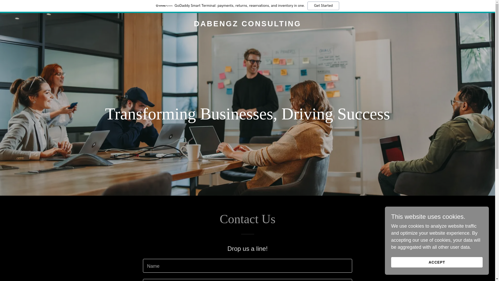 website screenshot of https://dabengzconsulting.com/