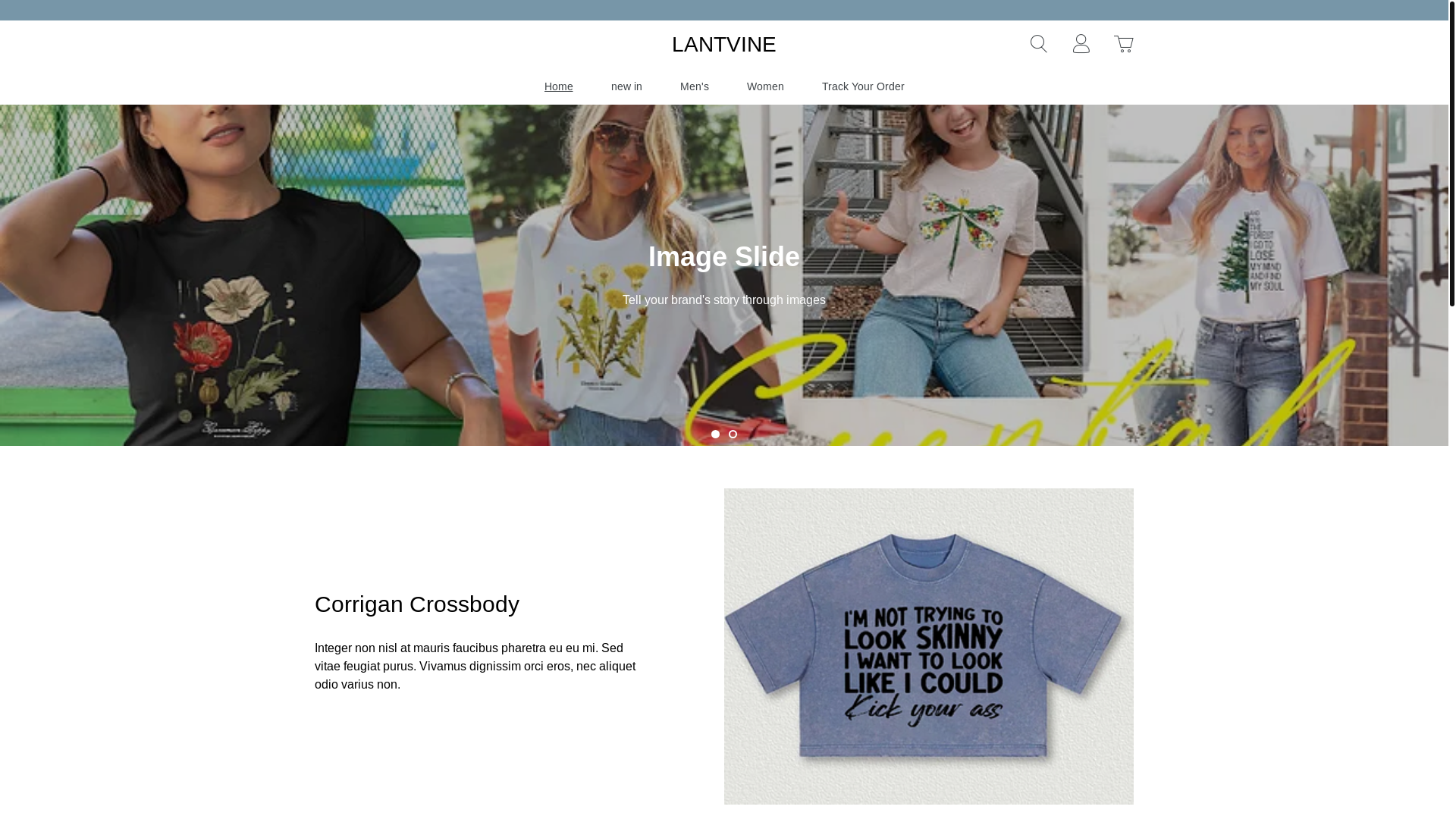 website screenshot of https://lantvine.com/