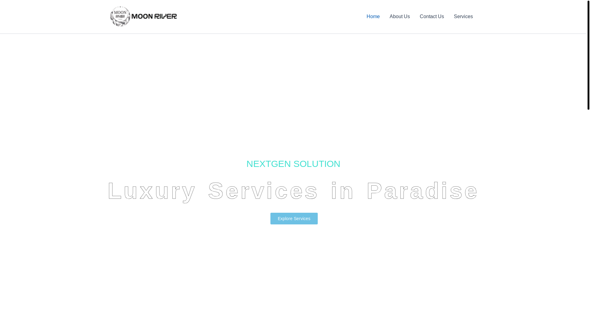 website screenshot of https://moonriver-maldives.com/