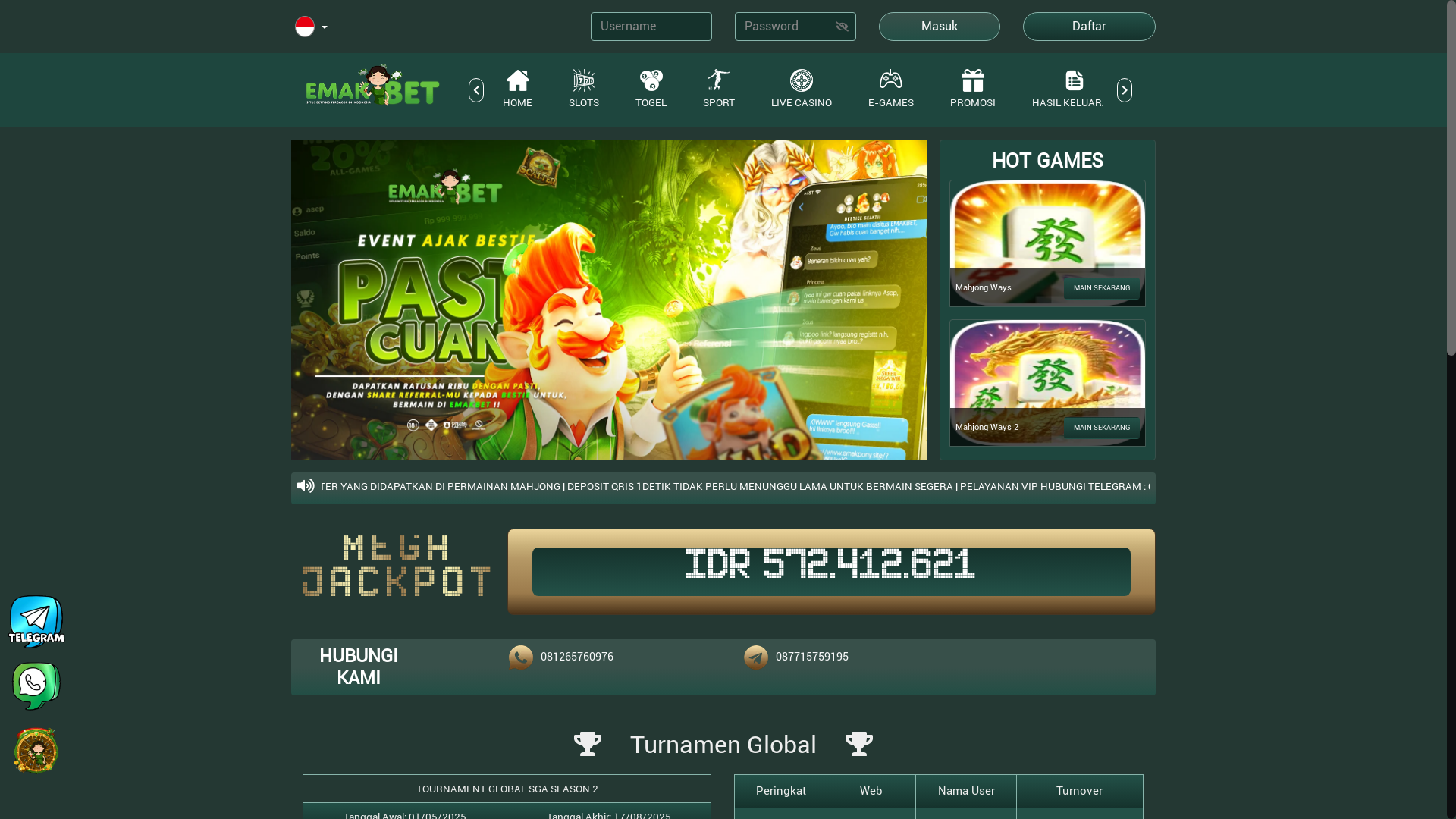 website screenshot of https://onlyemakthebest.site/