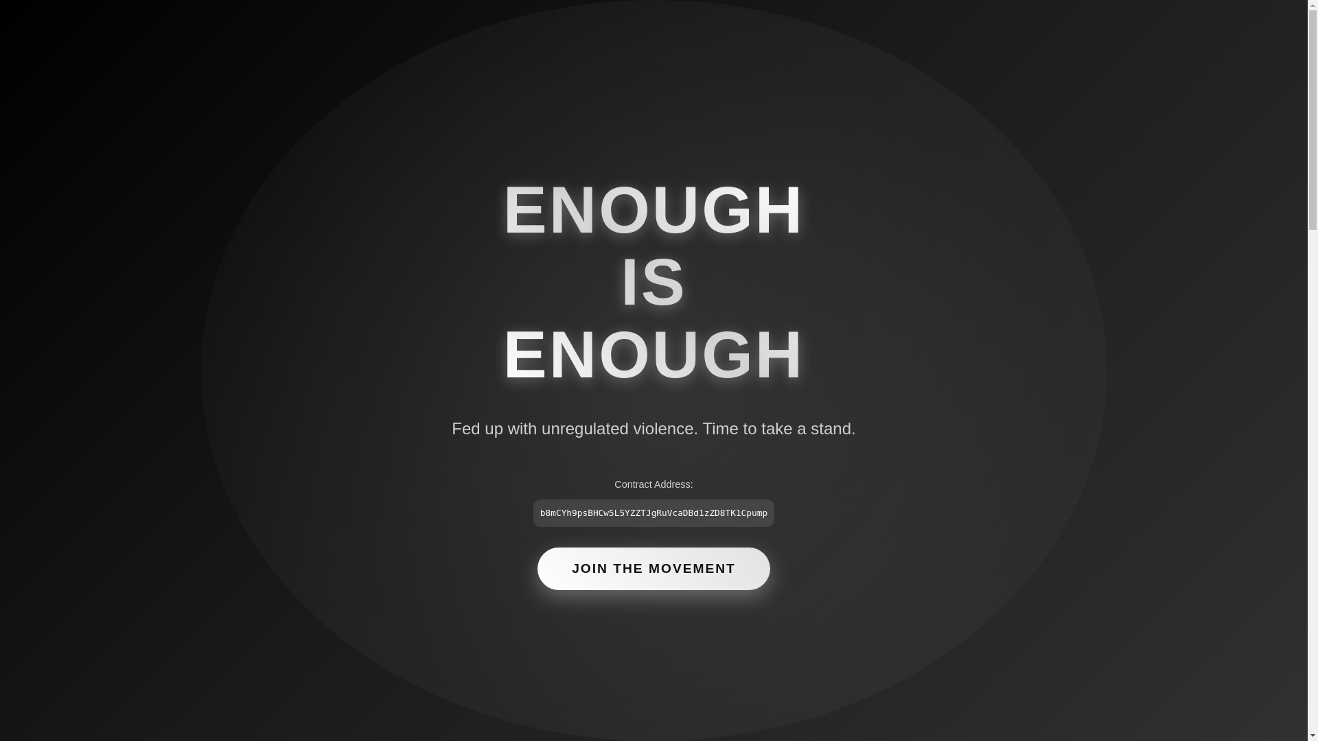 website screenshot of https://enoughsolana.com/