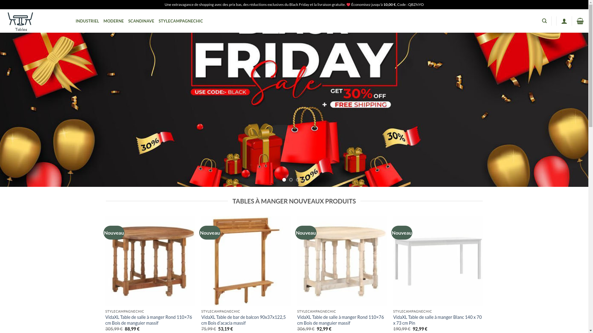 website screenshot of http://tablesoldes.com/