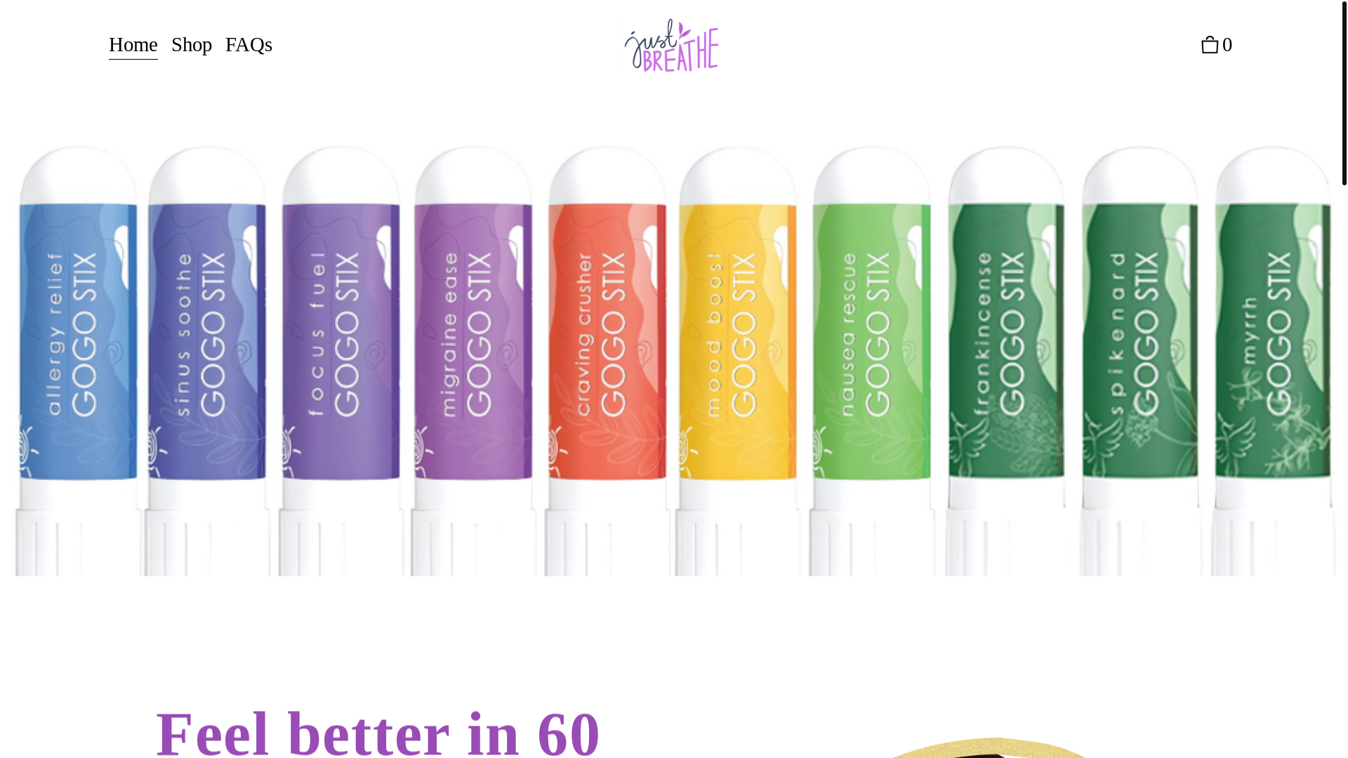 website screenshot of https://breathenaturallywithkg.com/