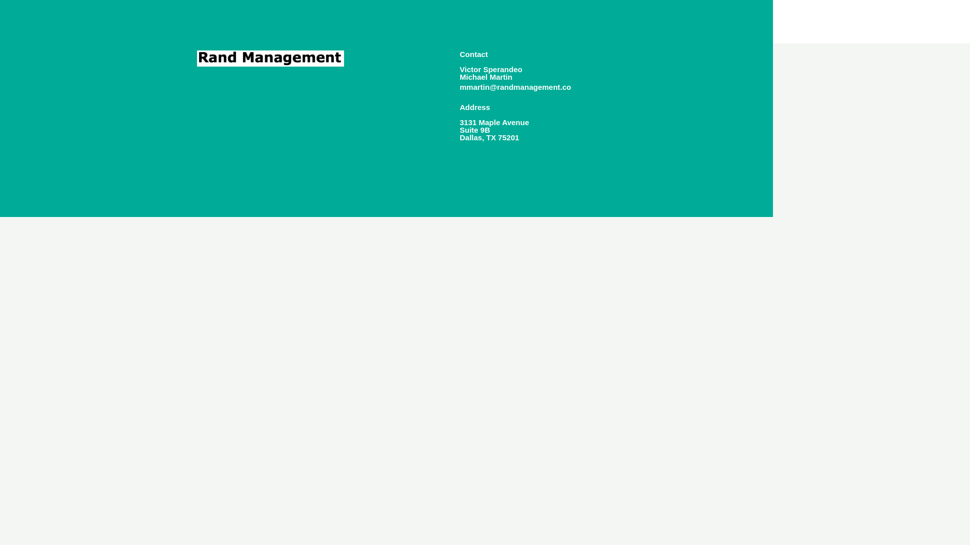 website screenshot of https://randmanagement.cloud/