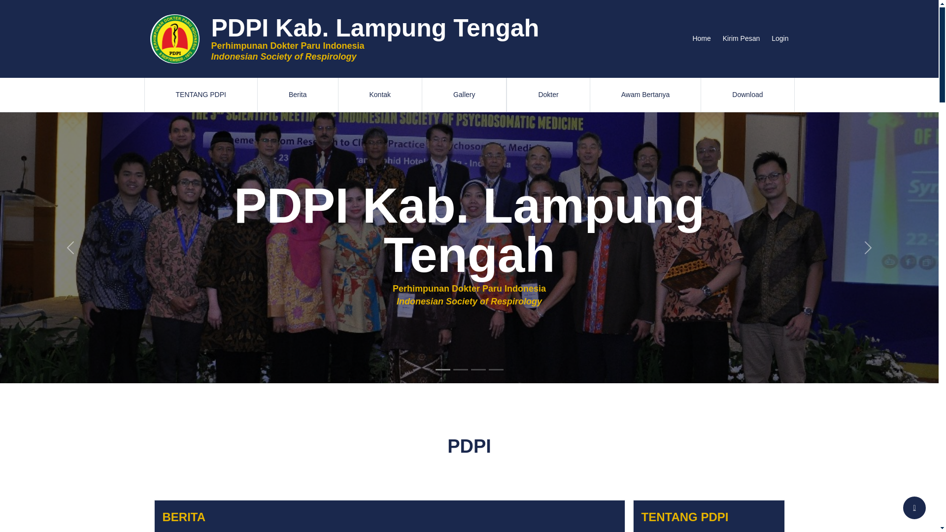 website screenshot of https://pdpikablampungtengah.org/