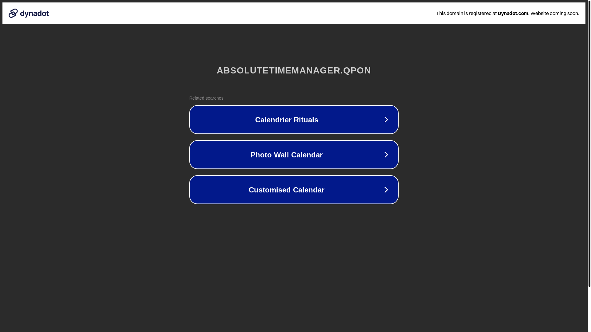 website screenshot of https://absolutetimemanager.qpon/