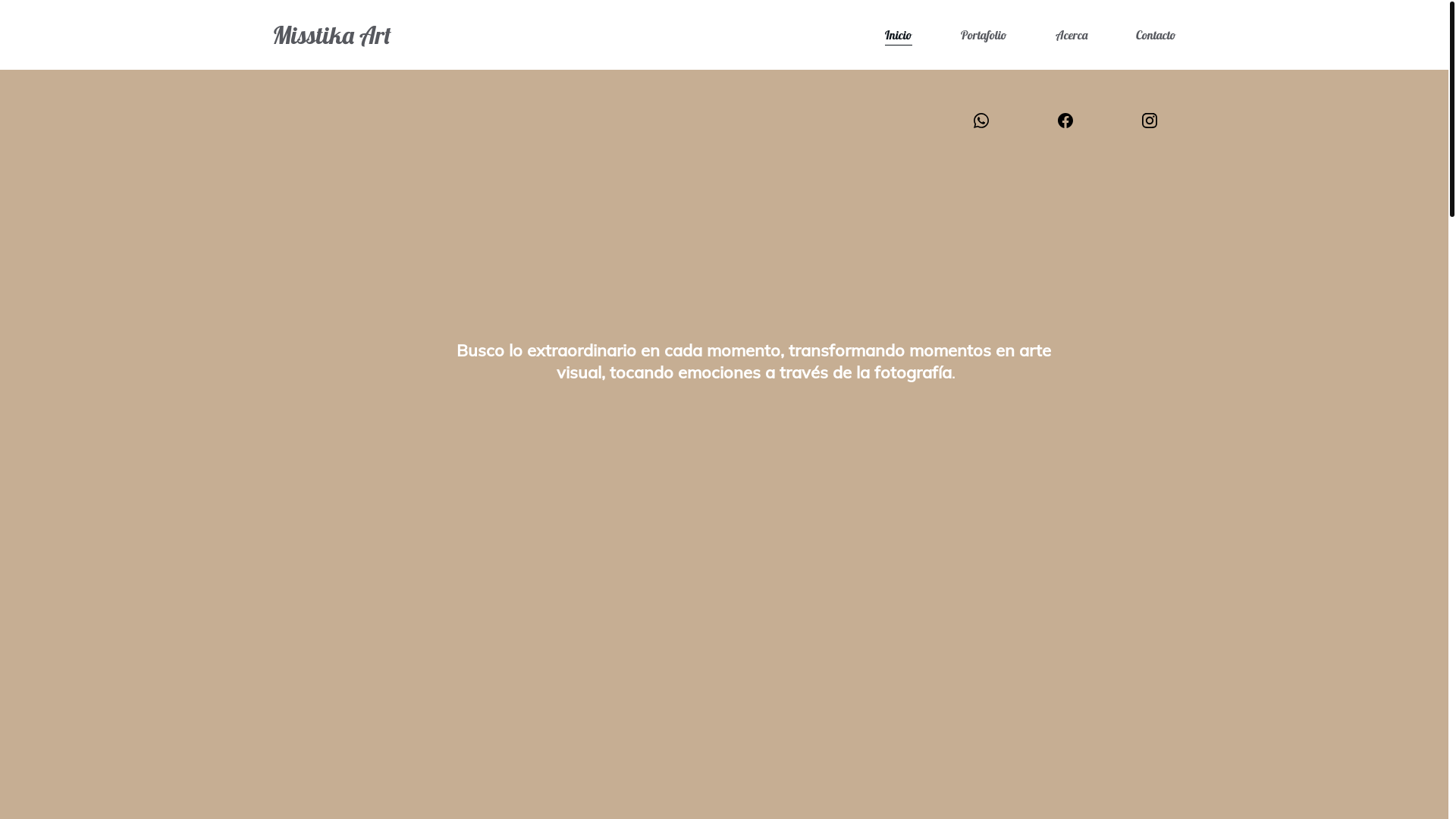 website screenshot of https://misstika.art/