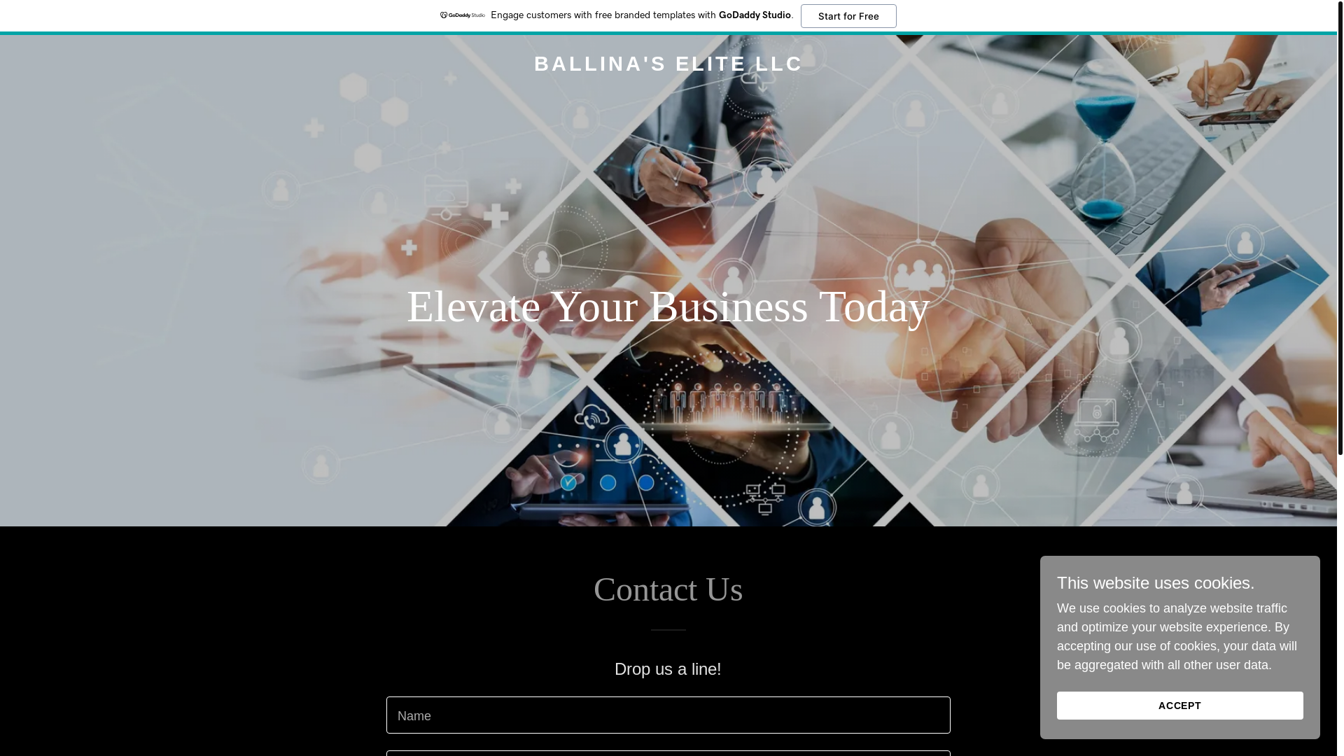 website screenshot of https://ballinaselite.com/