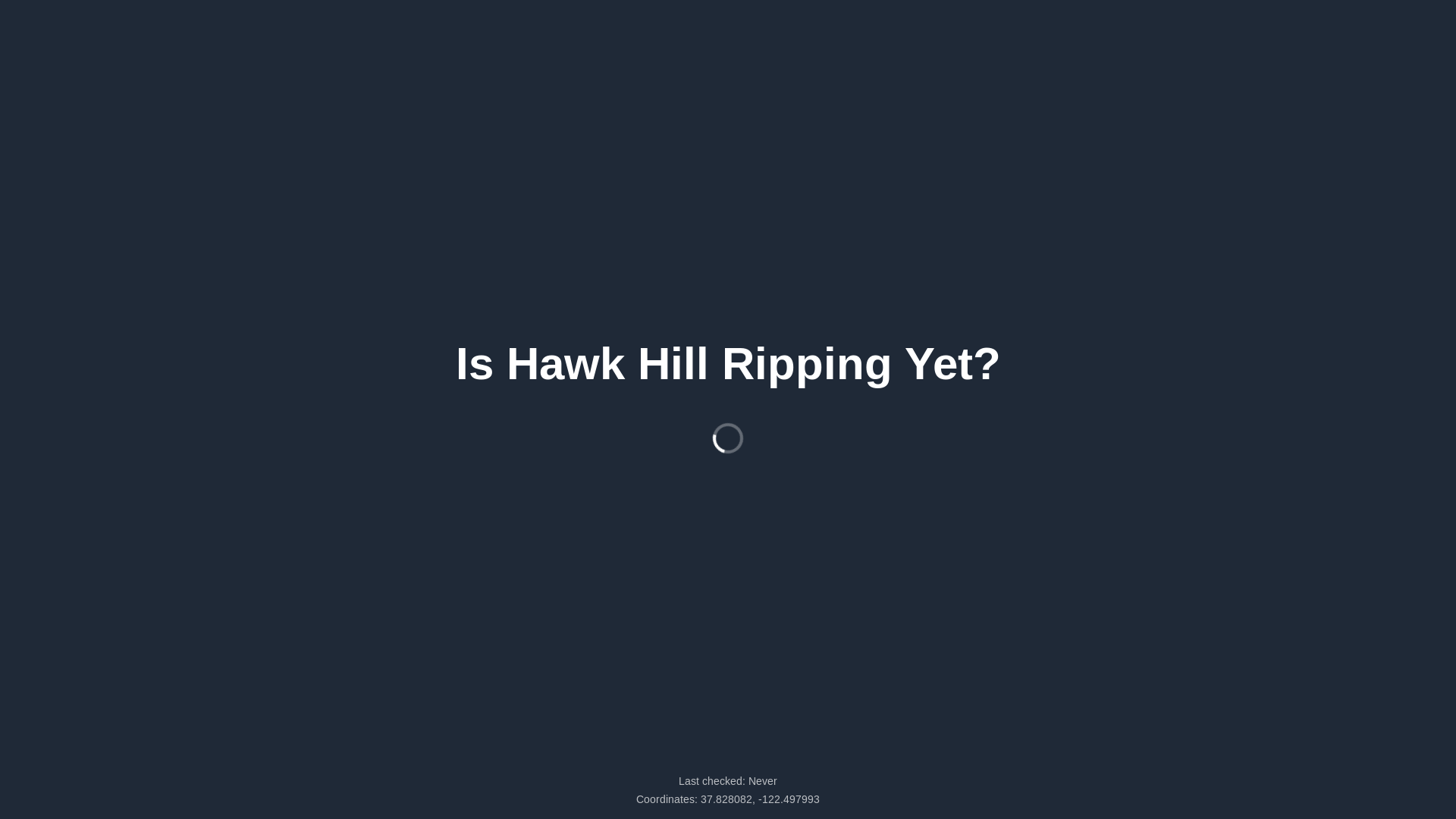 website screenshot of https://ishawkhillrippingyet.com/