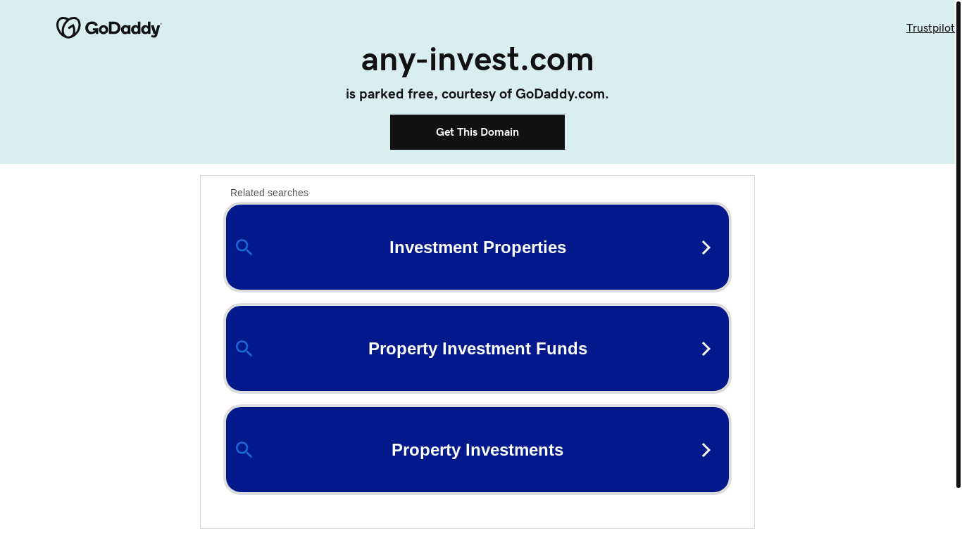 website screenshot of https://any-invest.com/