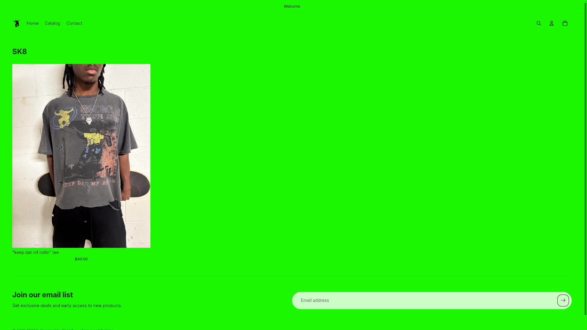 website screenshot of https://keepdatmfrollin.com/