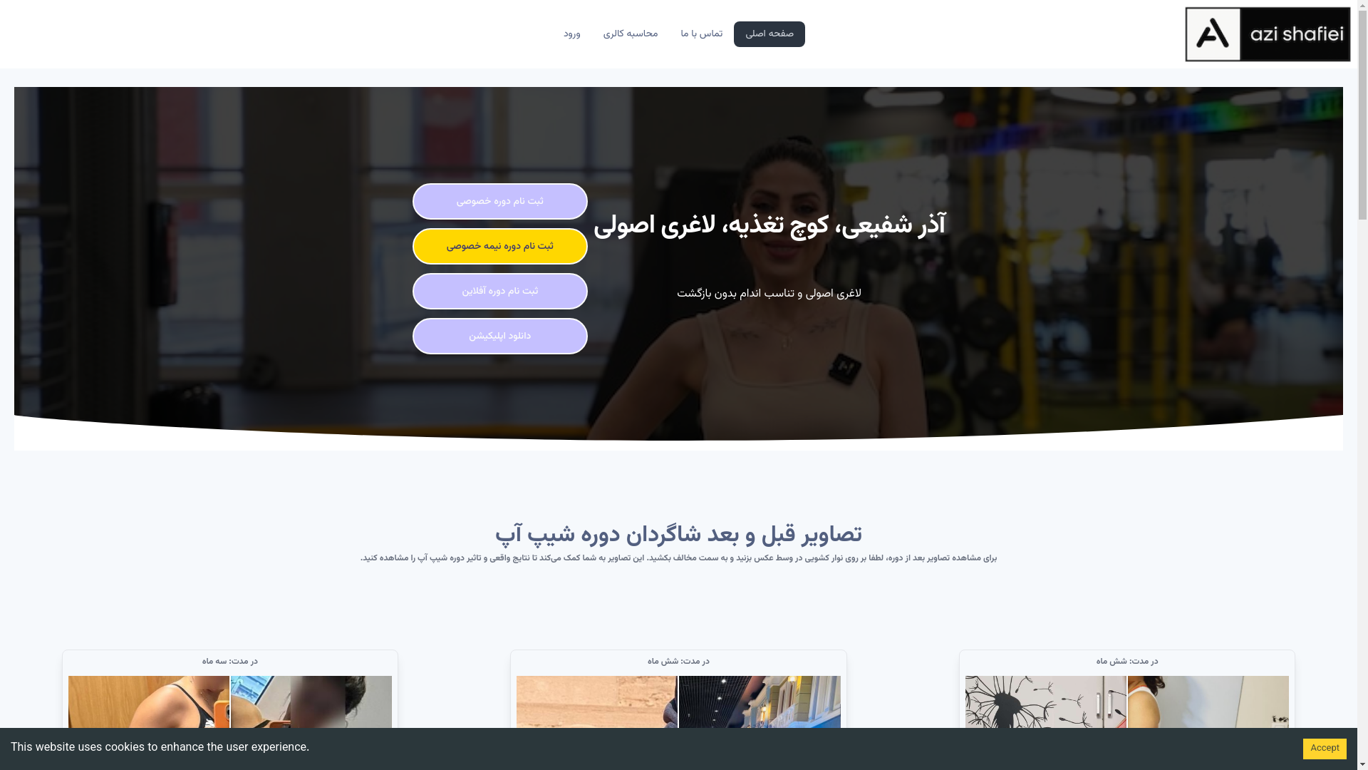 website screenshot of https://azishafiei.pages.dev/