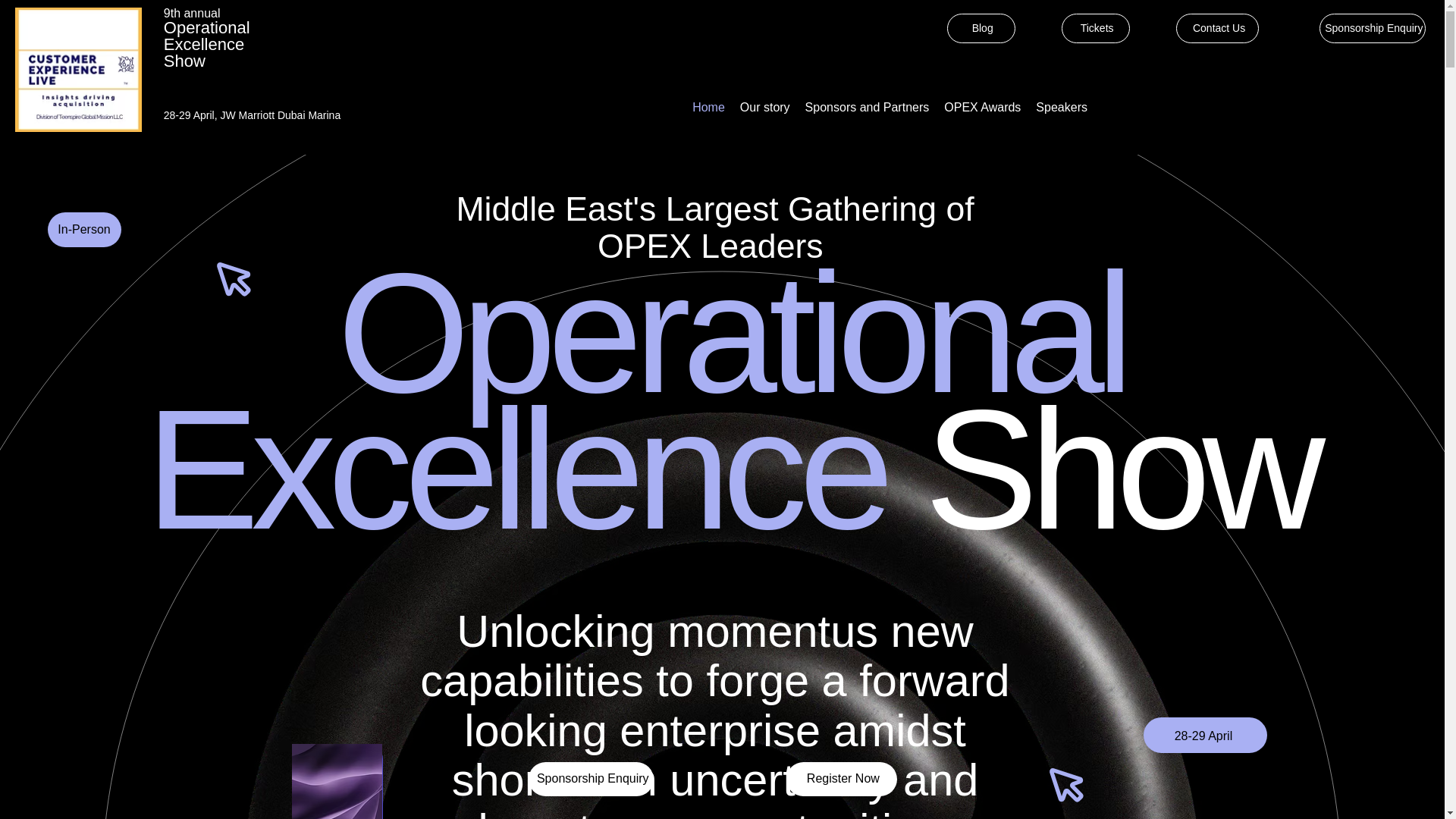 website screenshot of https://opex-me.com/