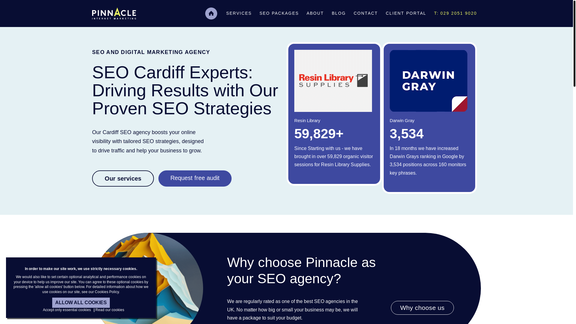 website screenshot of https://trypinnaclecrew.com/