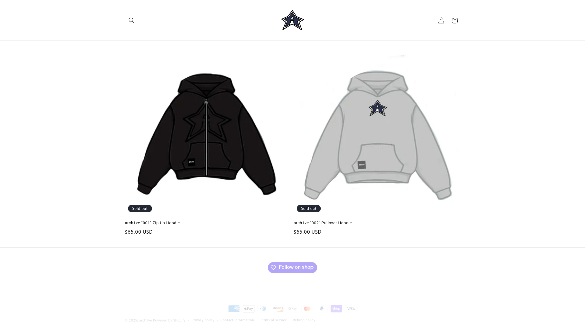 website screenshot of https://arch1ve.net/