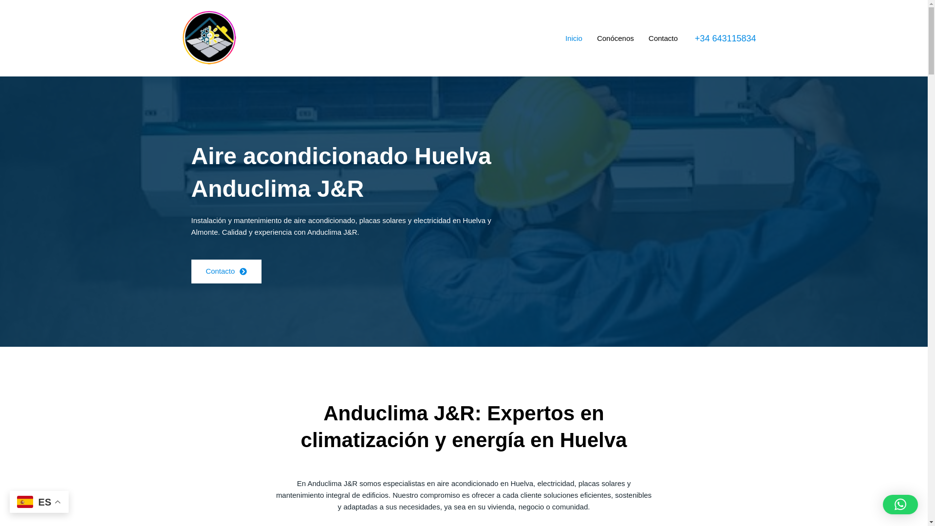 website screenshot of https://anduclimajyr.es/