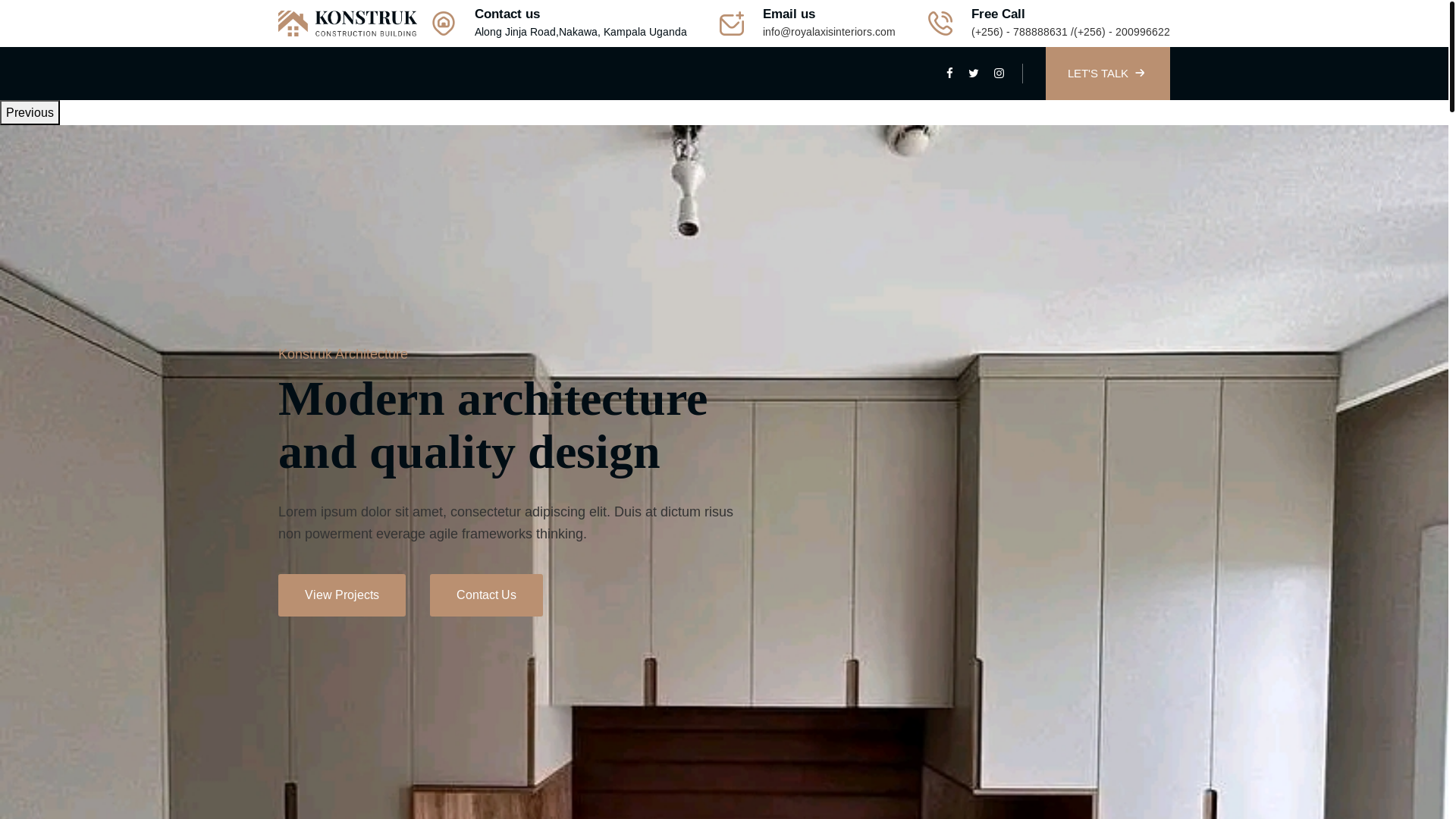 website screenshot of https://axisnexusinteriors.com/