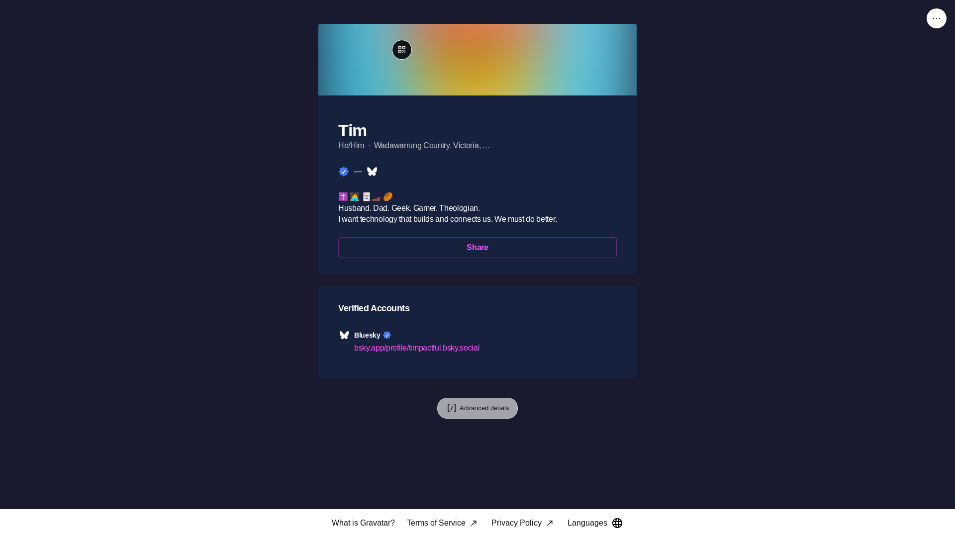 website screenshot of https://timpactful.link/