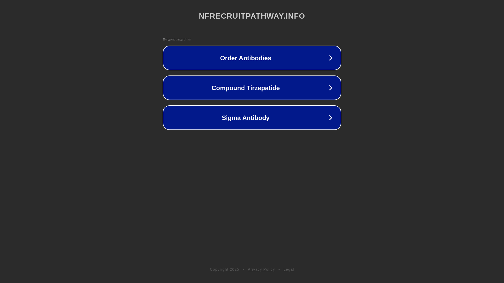website screenshot of https://nfrecruitpathway.info/