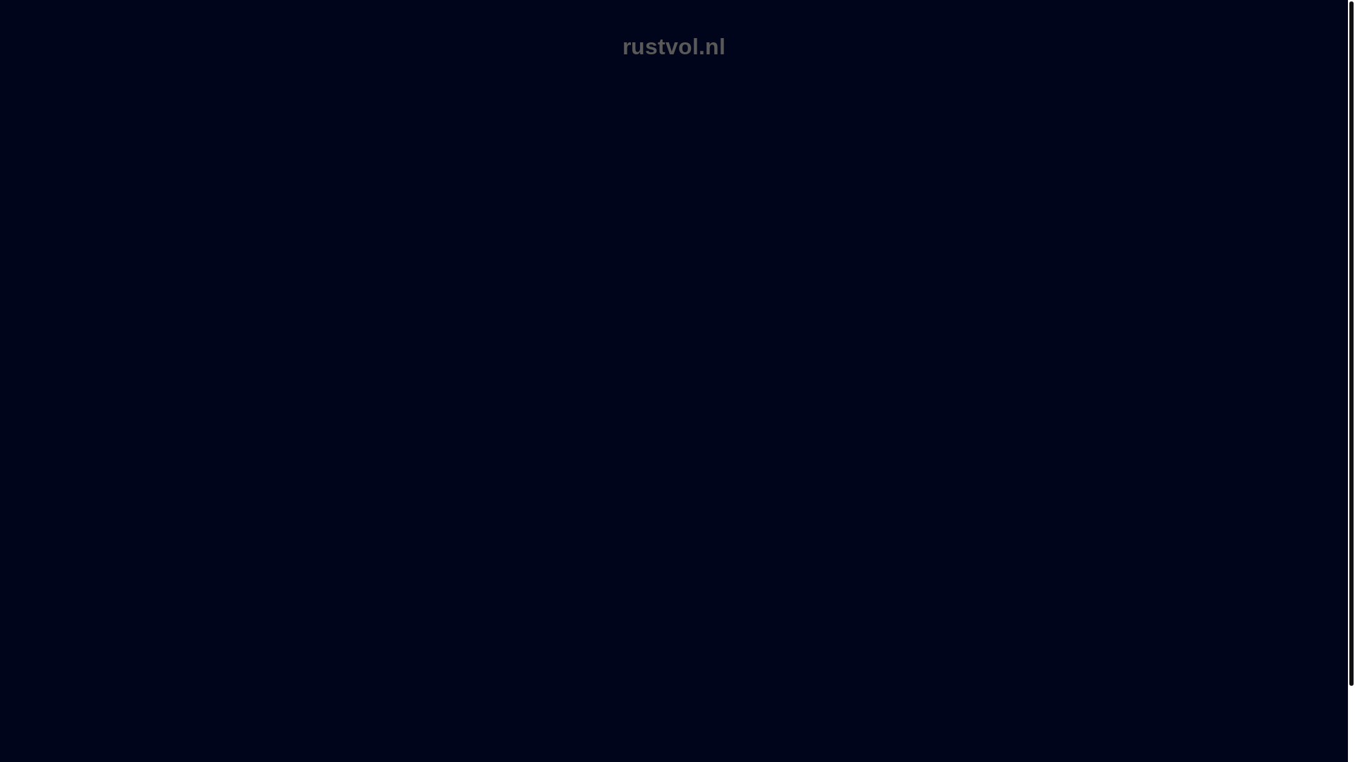 website screenshot of https://rustvol.nl/