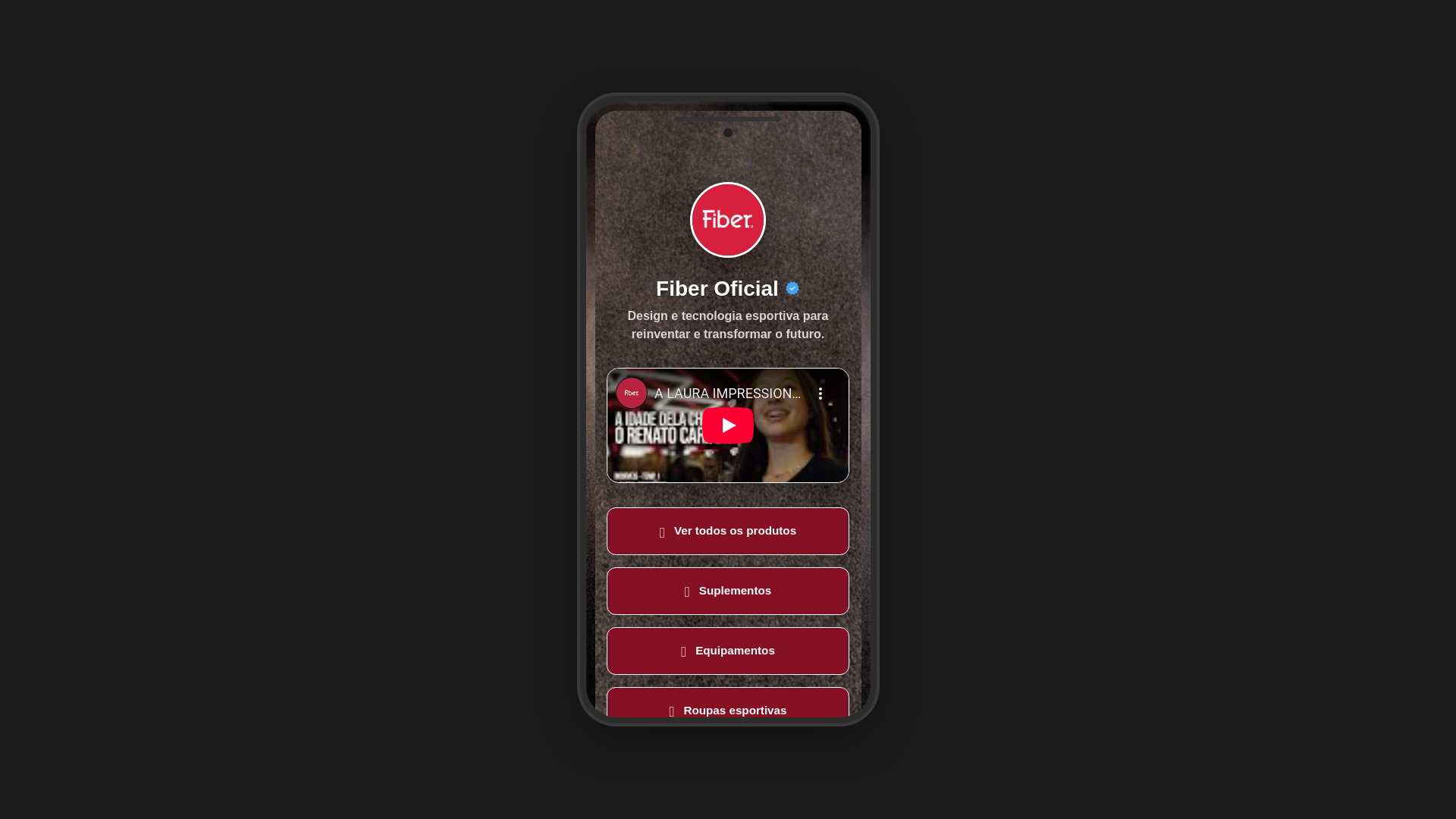website screenshot of https://biolink.tracklead.io/fiber-oficial