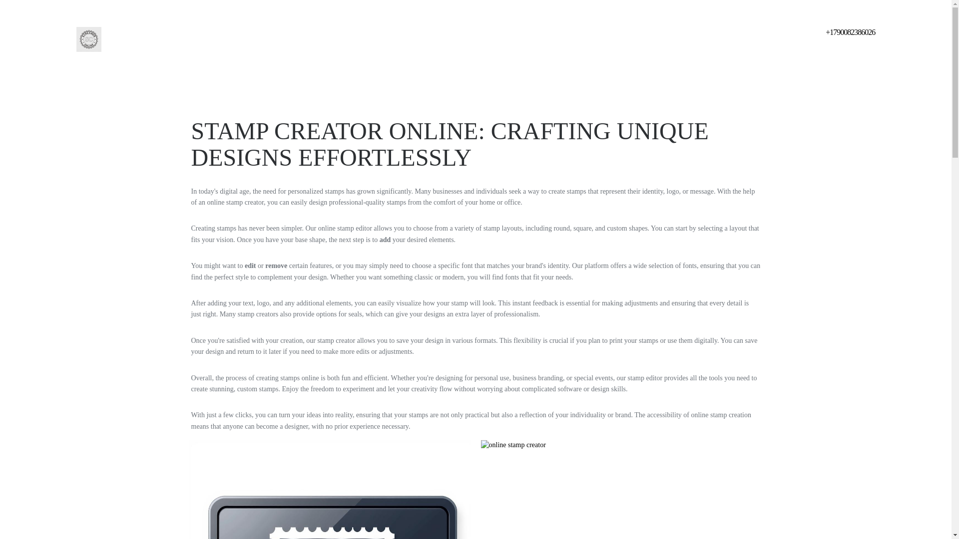 website screenshot of https://stamps--1creator.com/