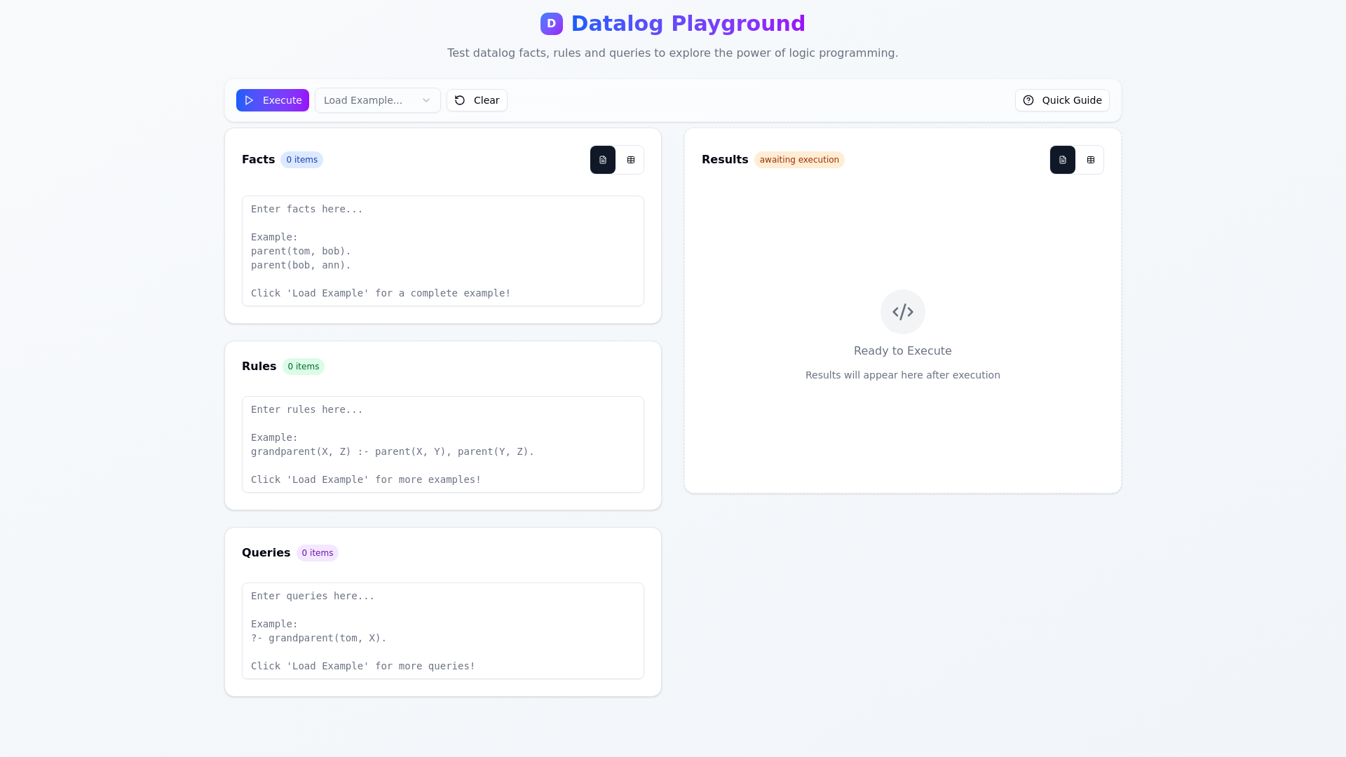 website screenshot of https://datalog.pages.dev/