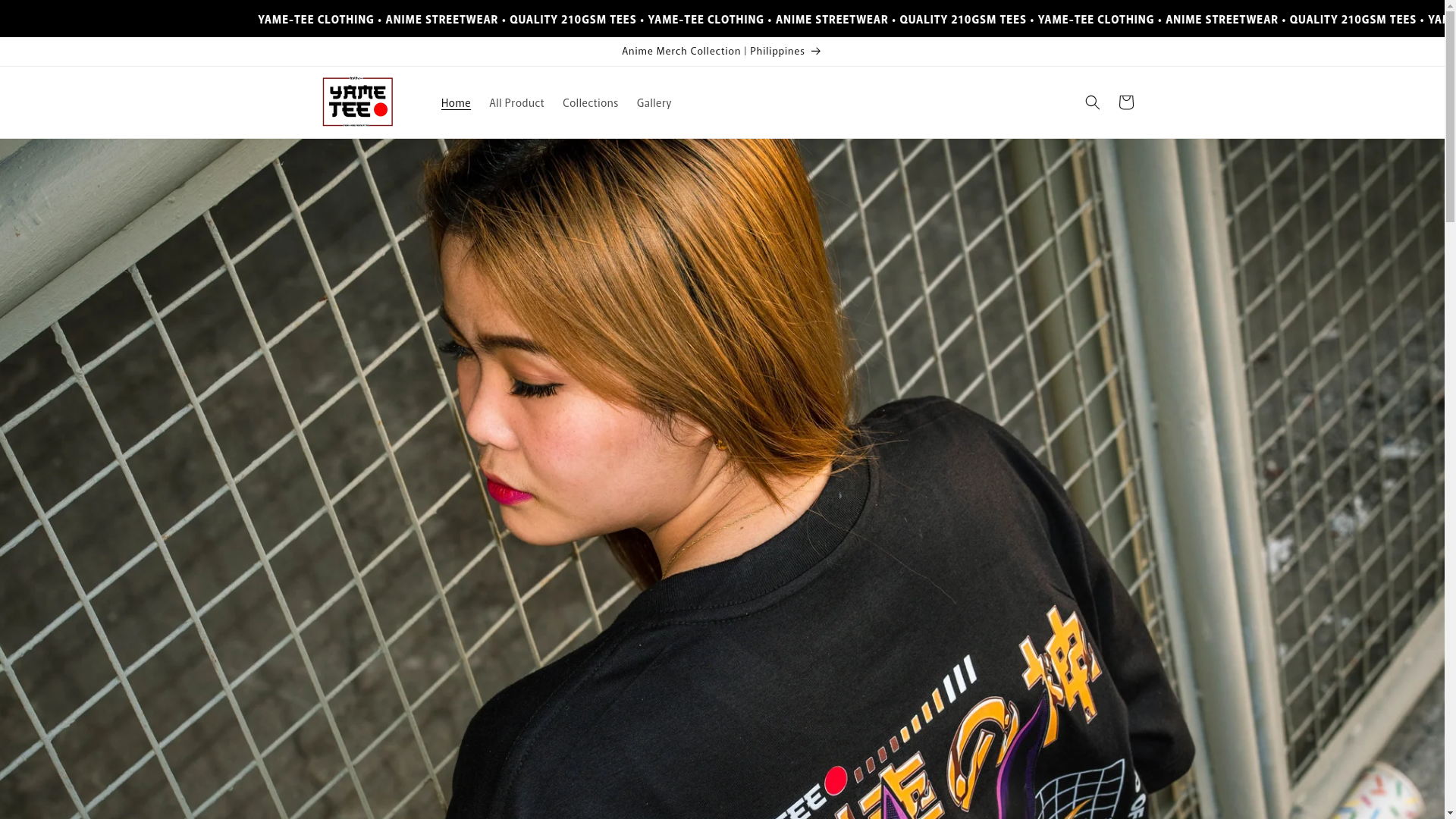 website screenshot of https://yameteeofficial.com/