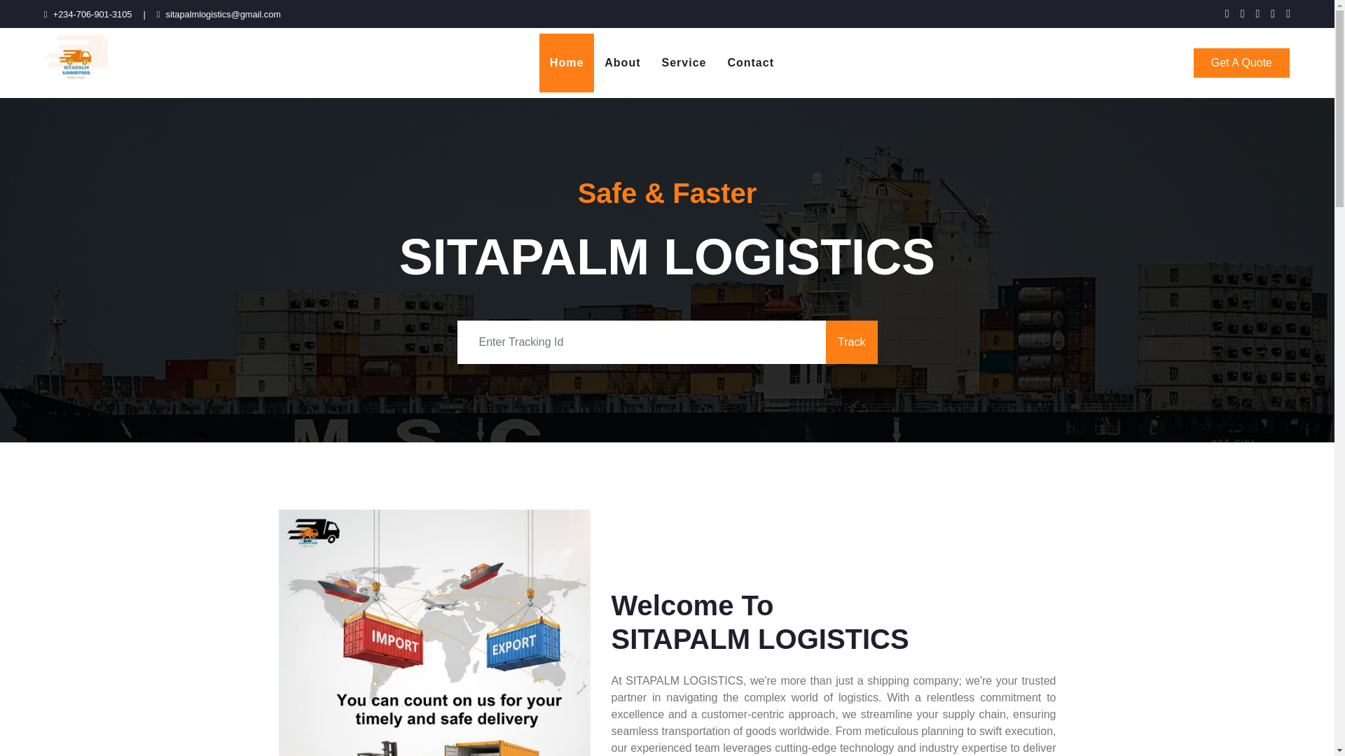 website screenshot of https://sitapalmlogistics.com.ng/