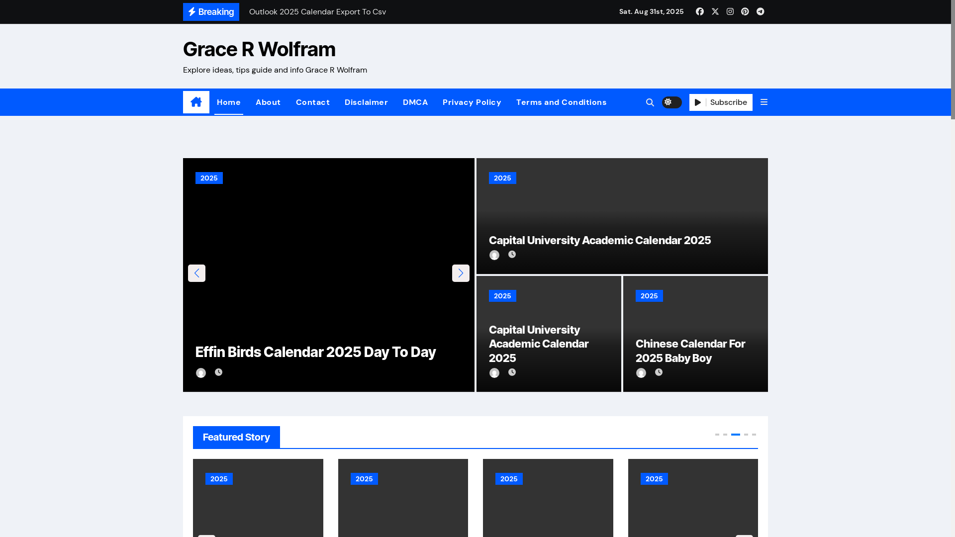 website screenshot of https://gracerwolframs.pages.dev/