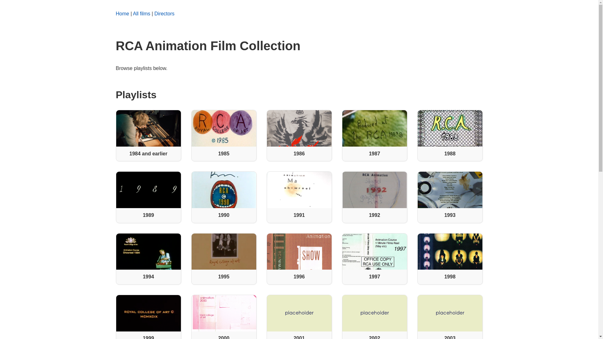 website screenshot of https://rca-film-archive.pages.dev/