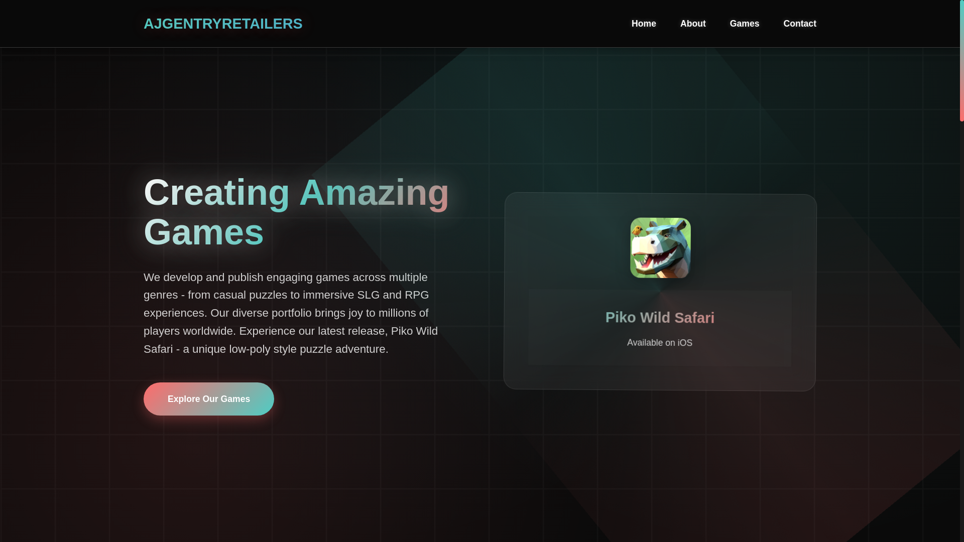 website screenshot of https://ajgentryretailers-com.pages.dev/