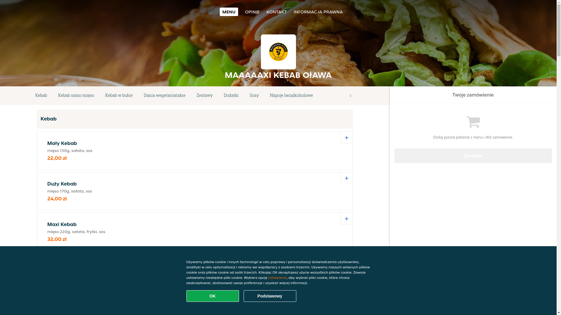 website screenshot of https://maaaaaxi-kebab-olawa.pl/