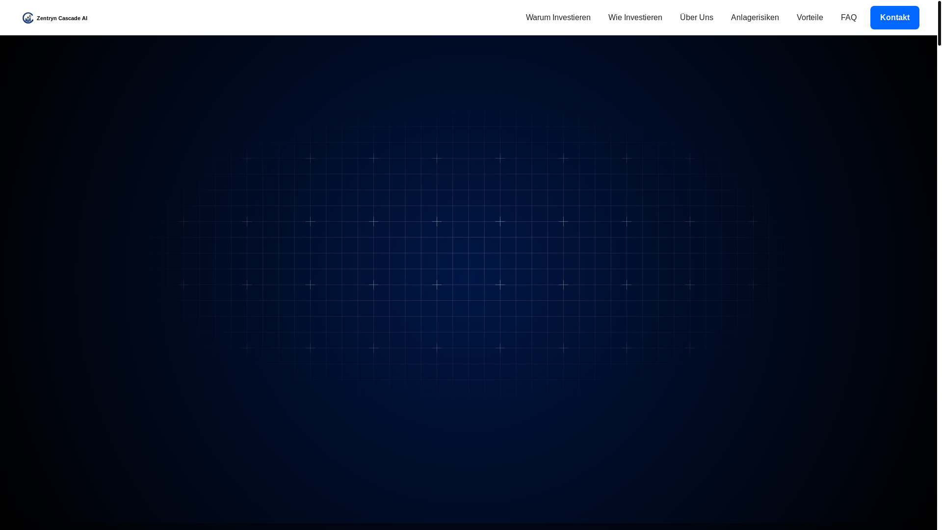 website screenshot of https://zentryncascadeai.de/