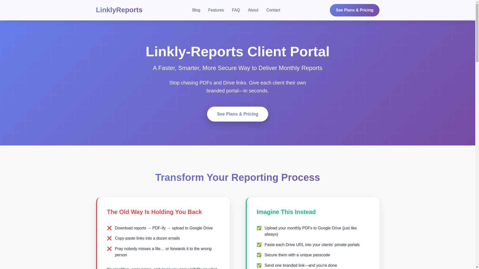 website screenshot of https://main-linkly-reports.pages.dev/