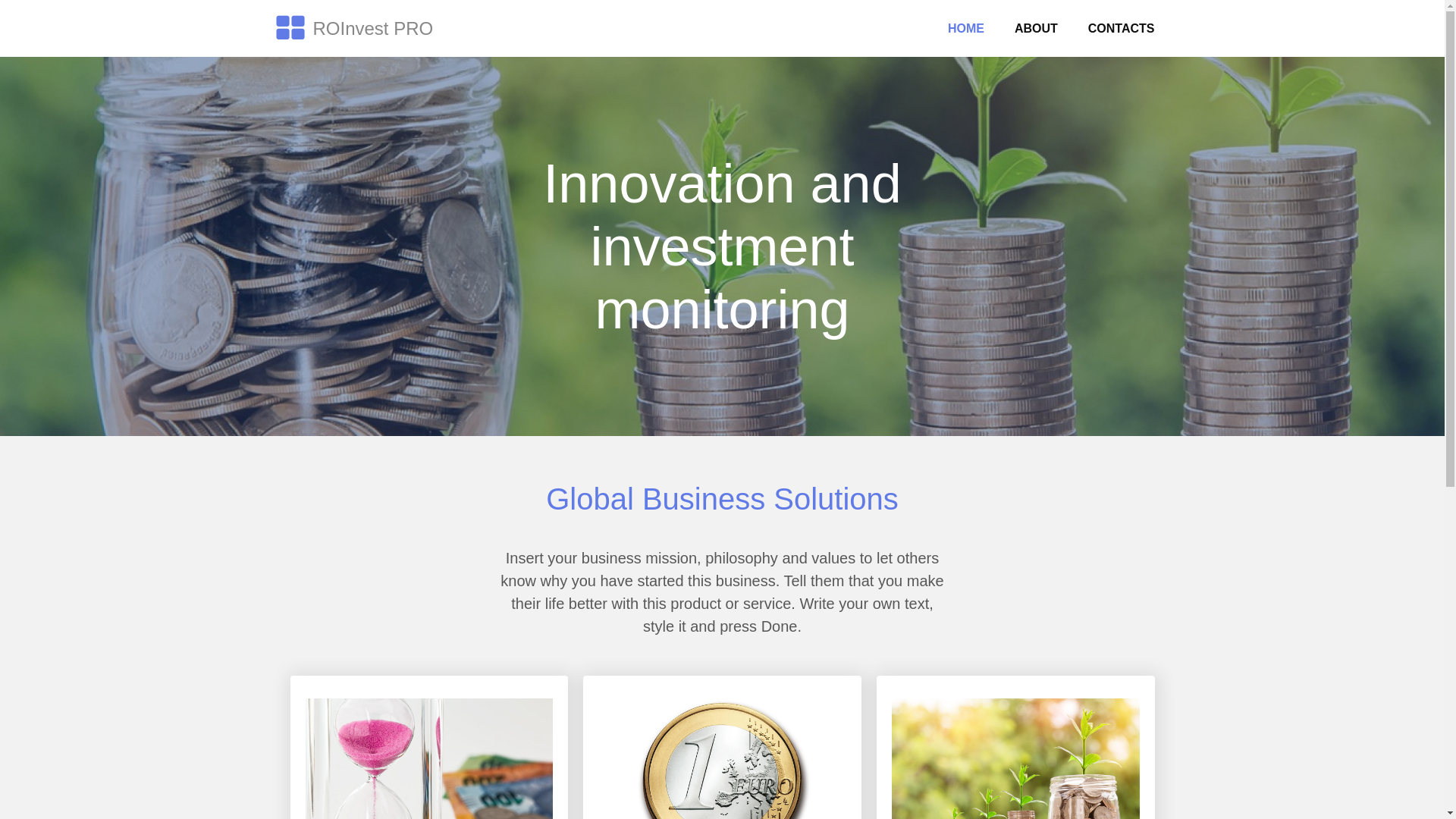 website screenshot of https://roinvest.pro/