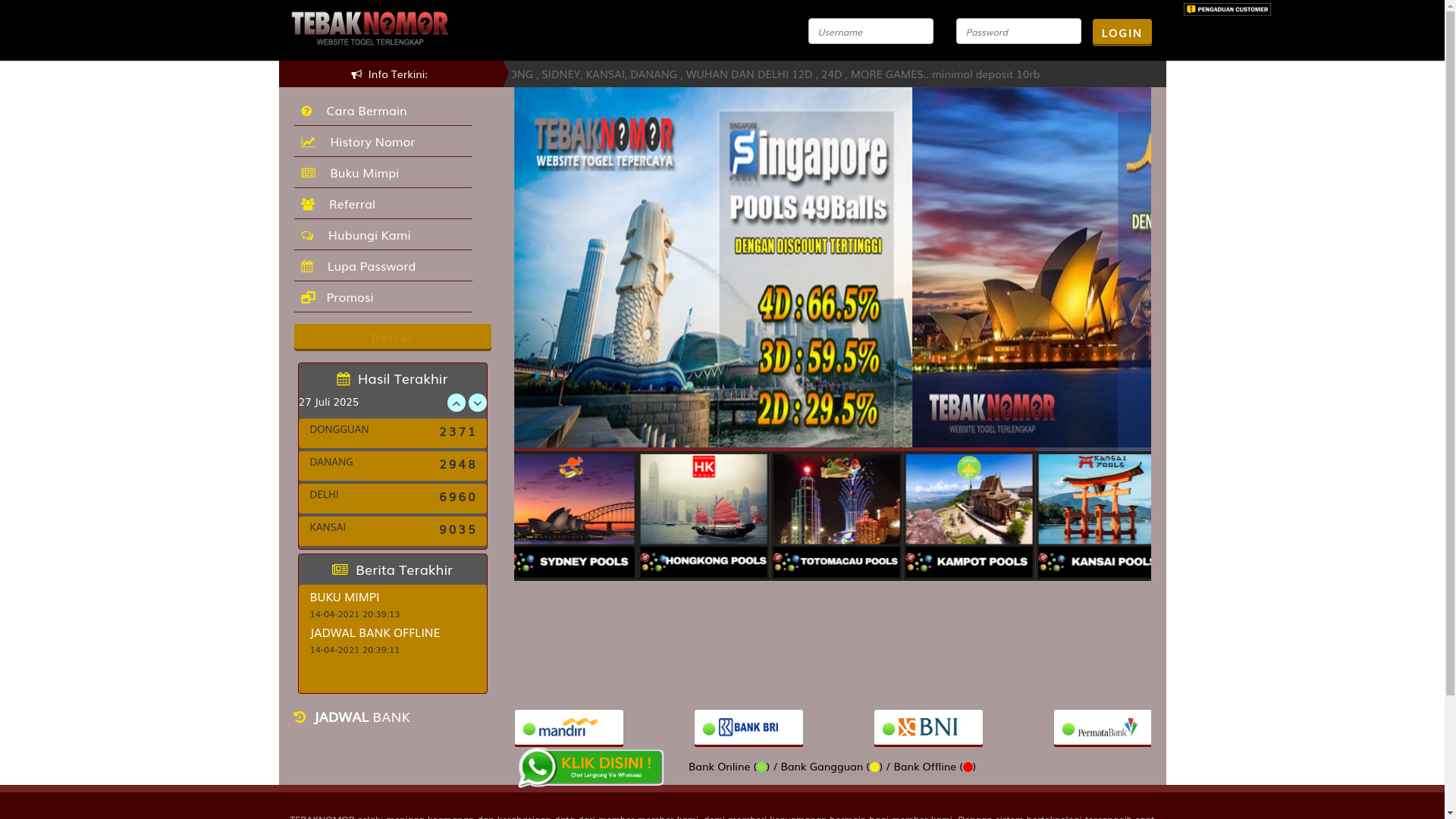 website screenshot of https://tbk4.click/