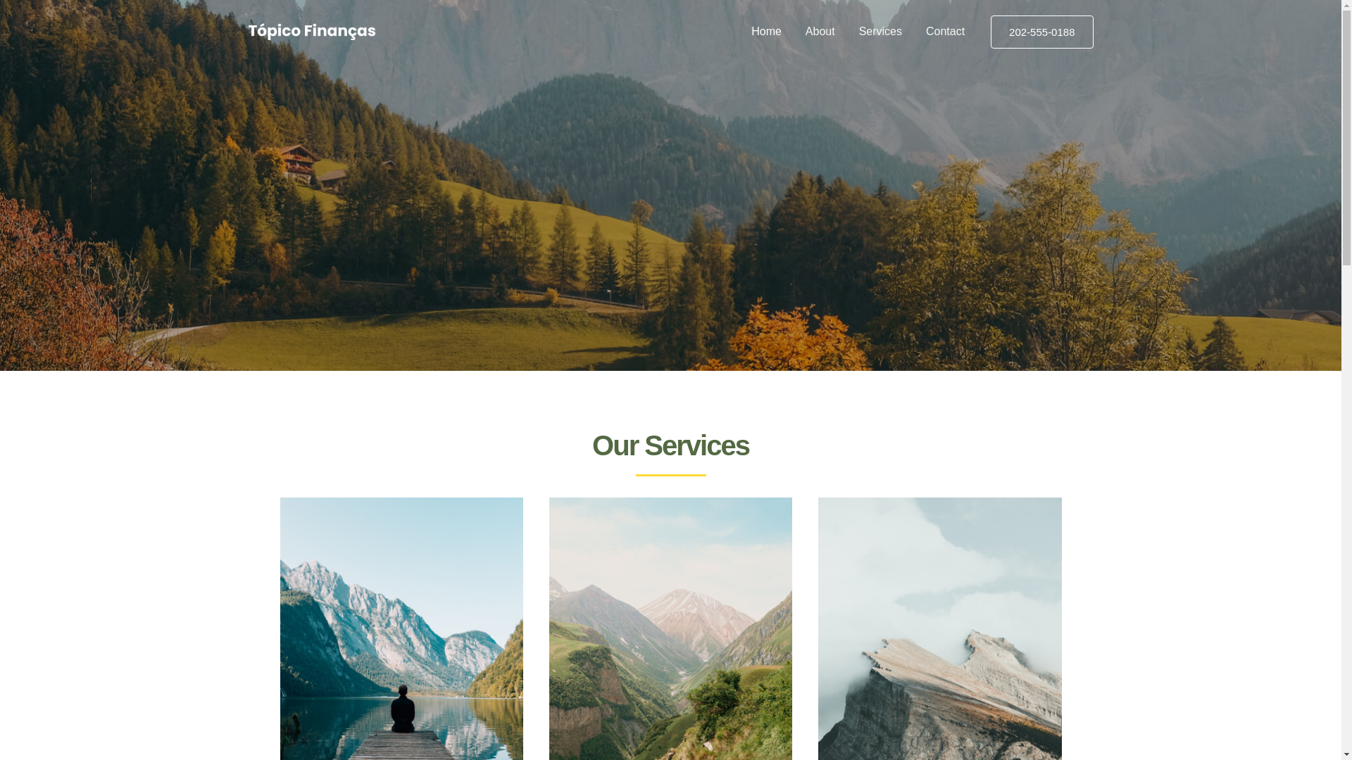 website screenshot of https://topicosfinancas.com.br/