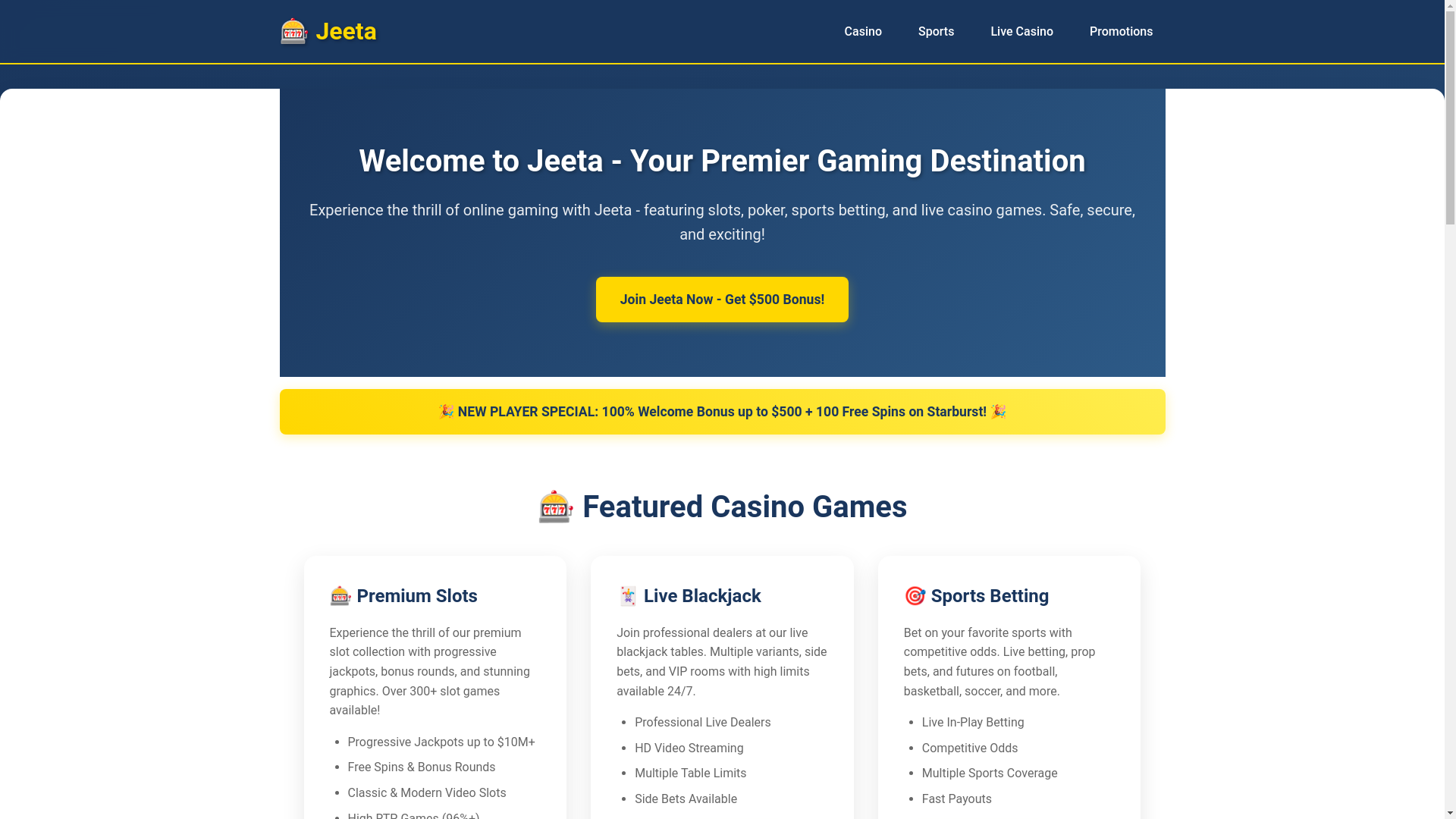 website screenshot of https://casinoamp1.pages.dev/