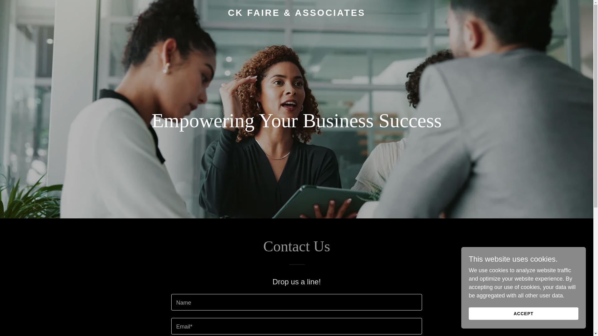 website screenshot of https://ckfaire.com/